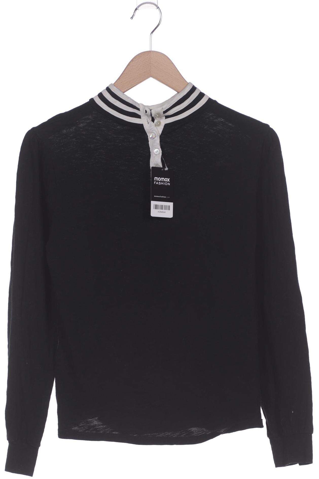 

ba&sh Damen Langarmshirt, schwarz, Gr. 34