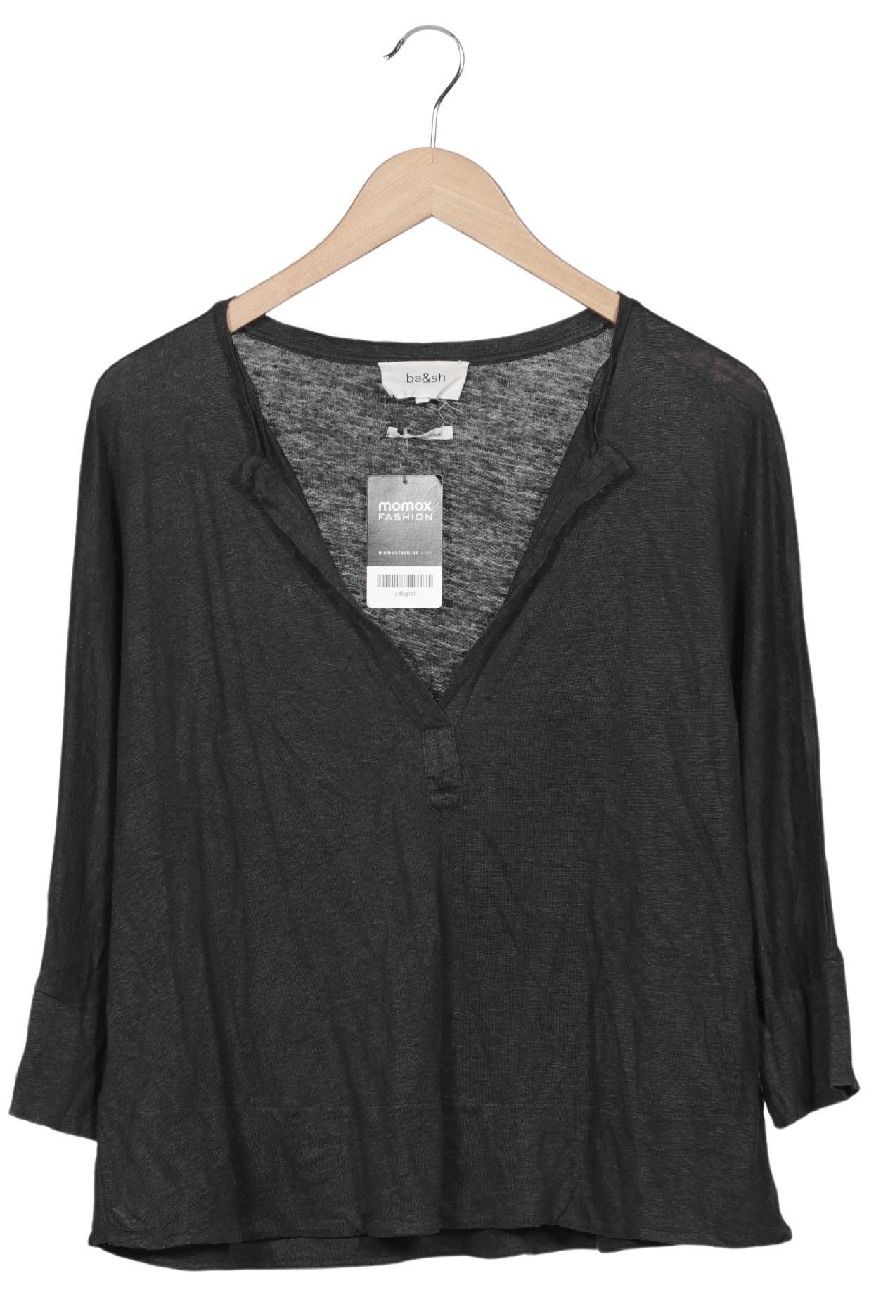 

ba&sh Damen Langarmshirt, grau, Gr. 38