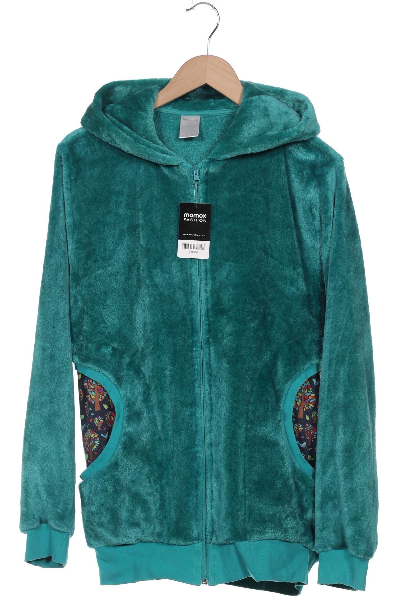 

Babauba Damen Kapuzenpullover, türkis, Gr. 44