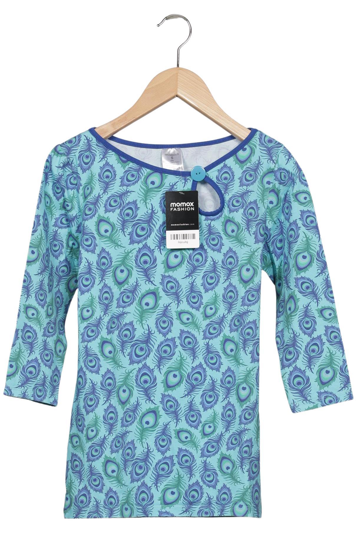 

Babauba Damen Langarmshirt, blau, Gr. 36