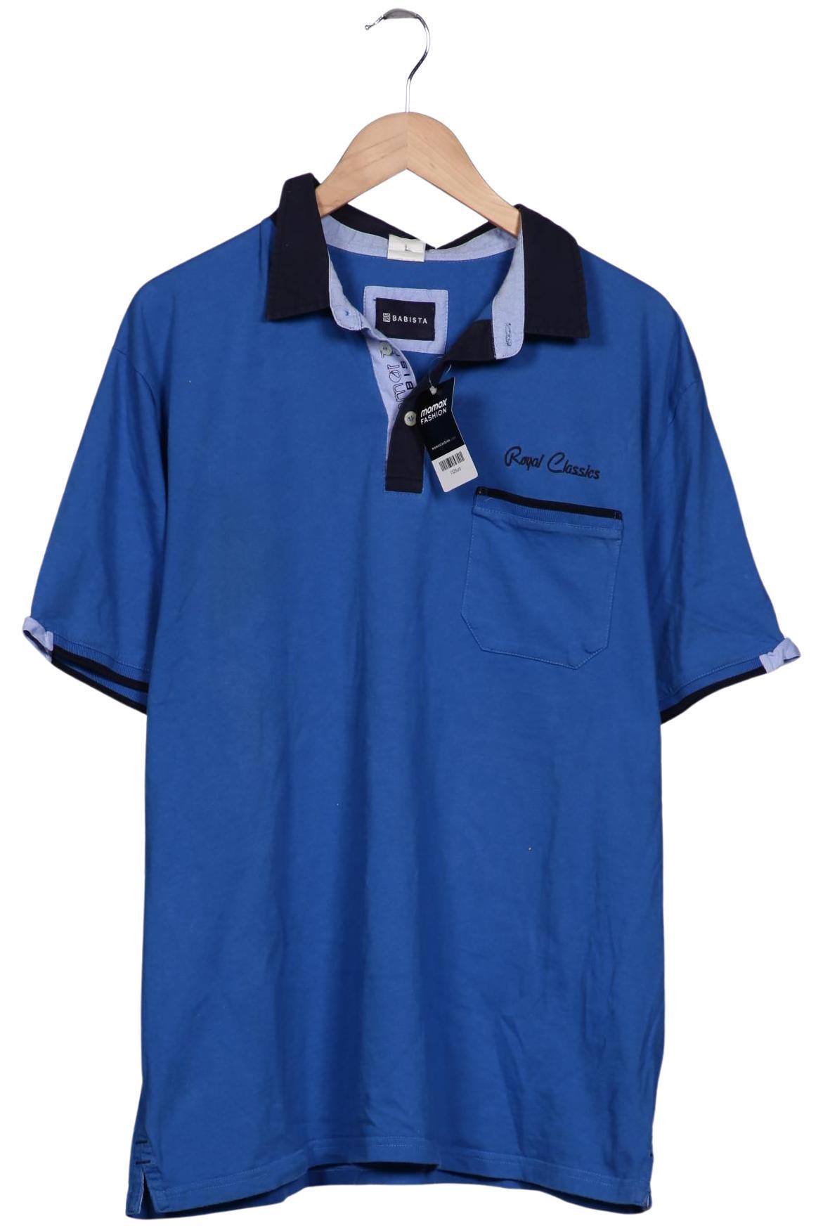 Thumbnail - Babista Herren Poloshirt, blau, Gr. 60