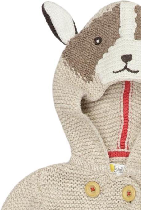 Thumbnail - Baby Boden Jungen Strickjacke, beige, Gr. 68