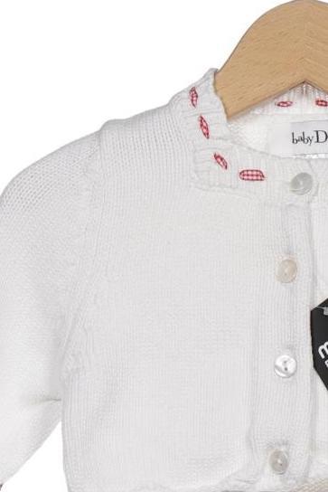 Thumbnail - Baby Dior Mädchen Strickjacke, weiß, Gr. 62
