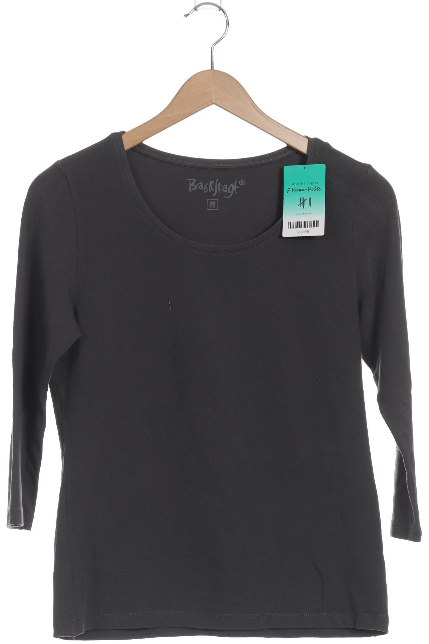 

Backstage Damen Langarmshirt, grau, Gr.
