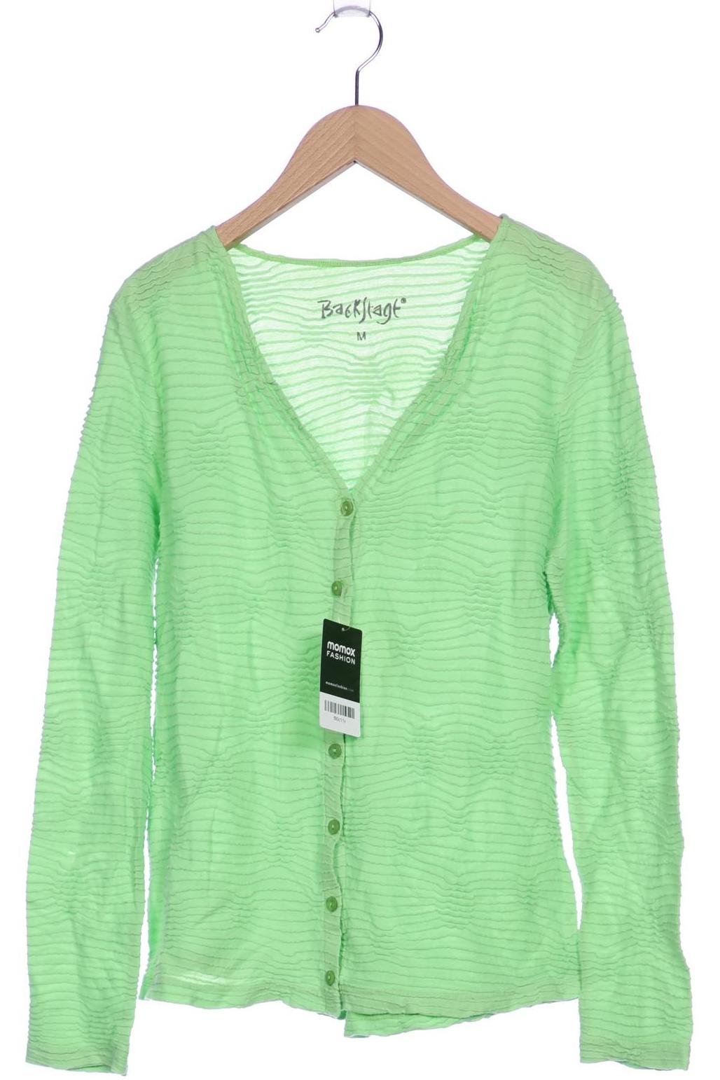 Thumbnail - Backstage Damen Langarmshirt, grün, Gr. 38