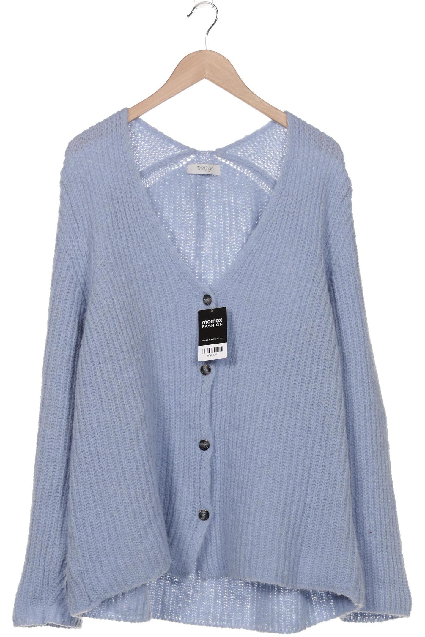 

Backstage Damen Strickjacke, blau, Gr. 42