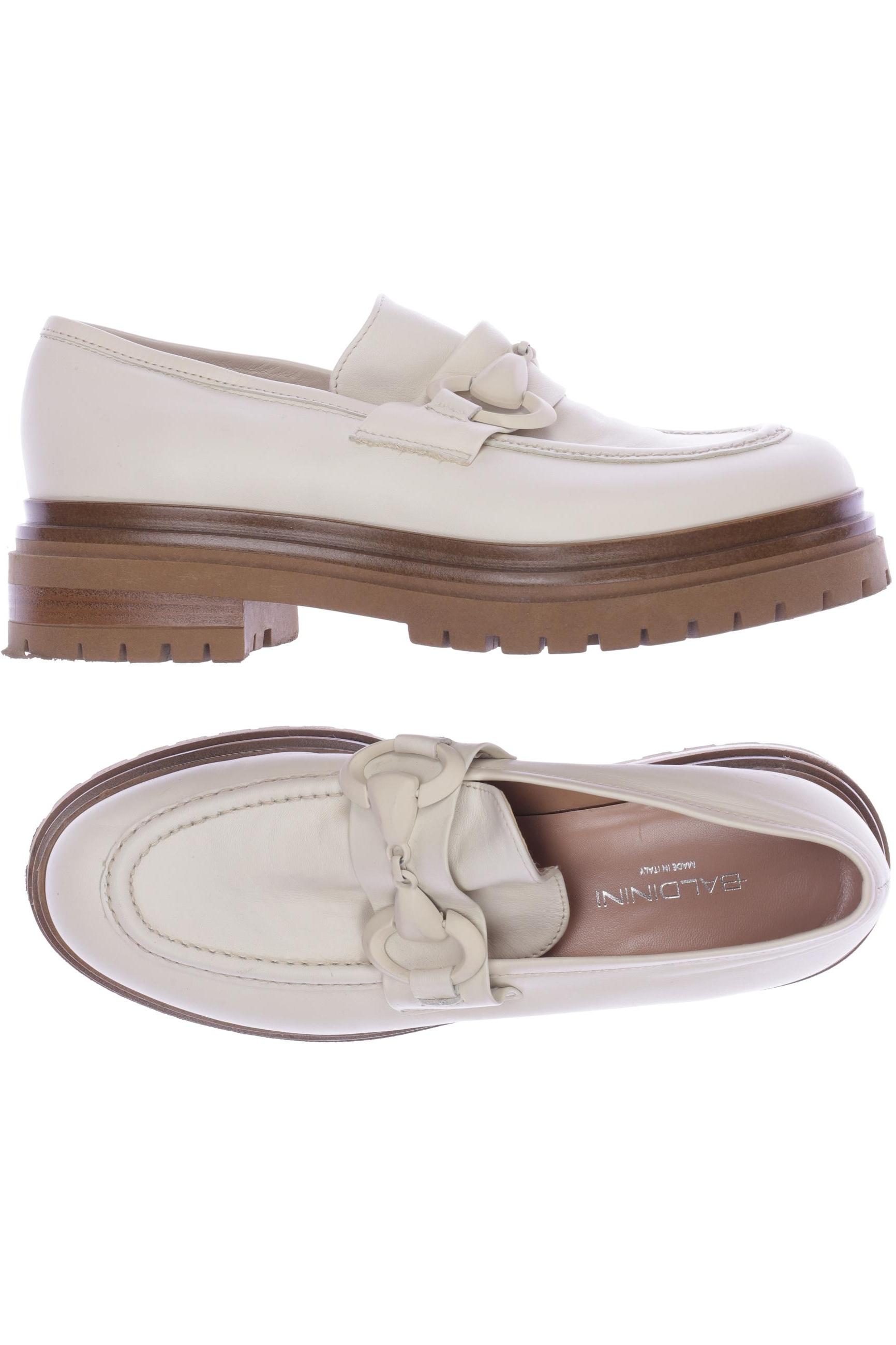 

Baldinini Damen Halbschuh, cremeweiß, Gr. 41