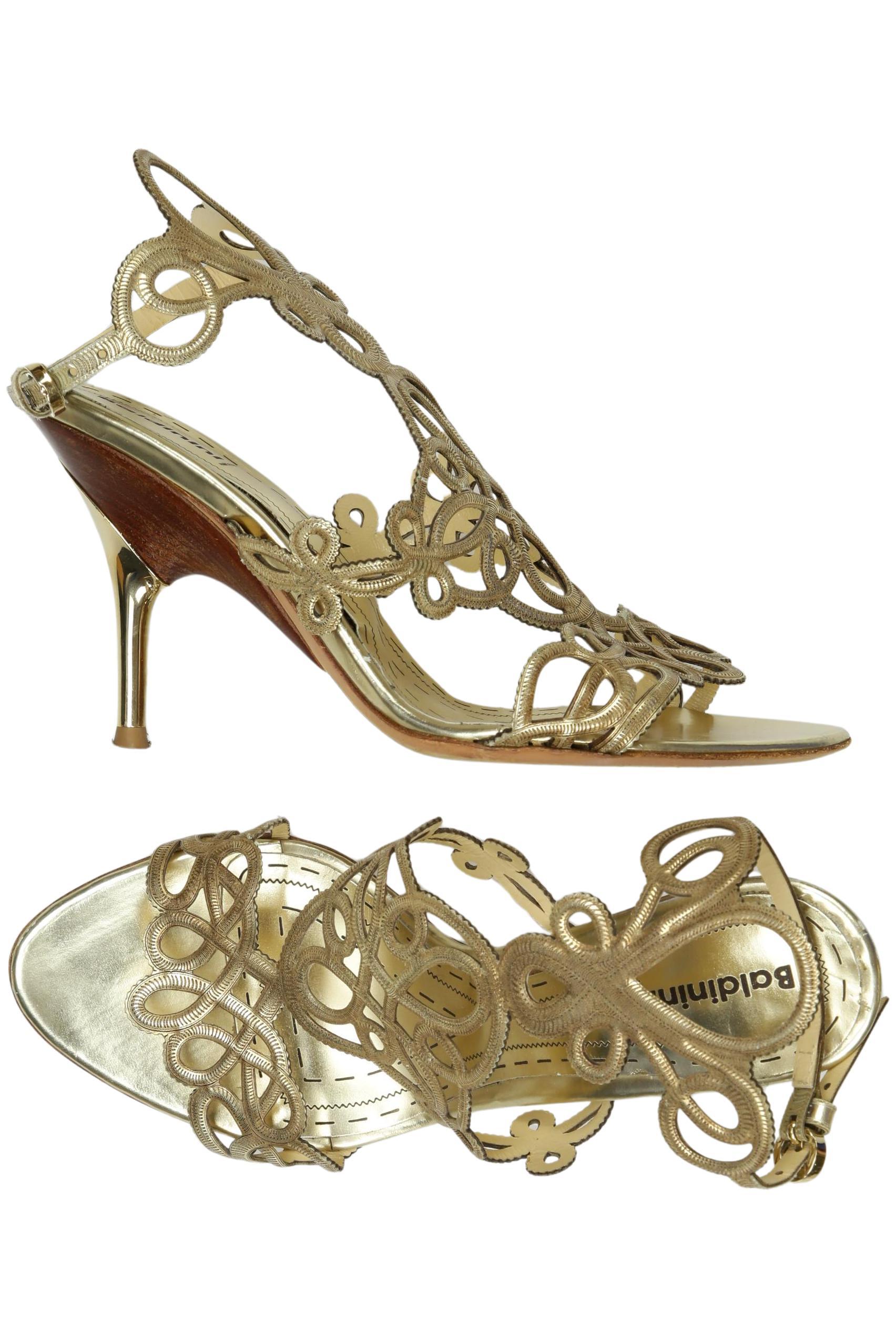 

Baldinini Damen Sandale, gold, Gr. 38