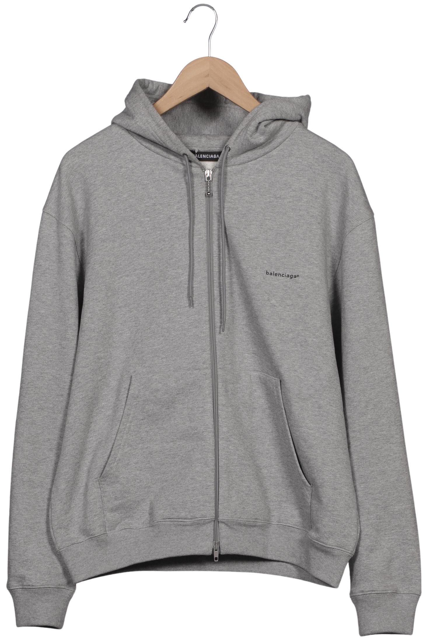 

Balenciaga Herren Kapuzenpullover, grau, Gr. 52
