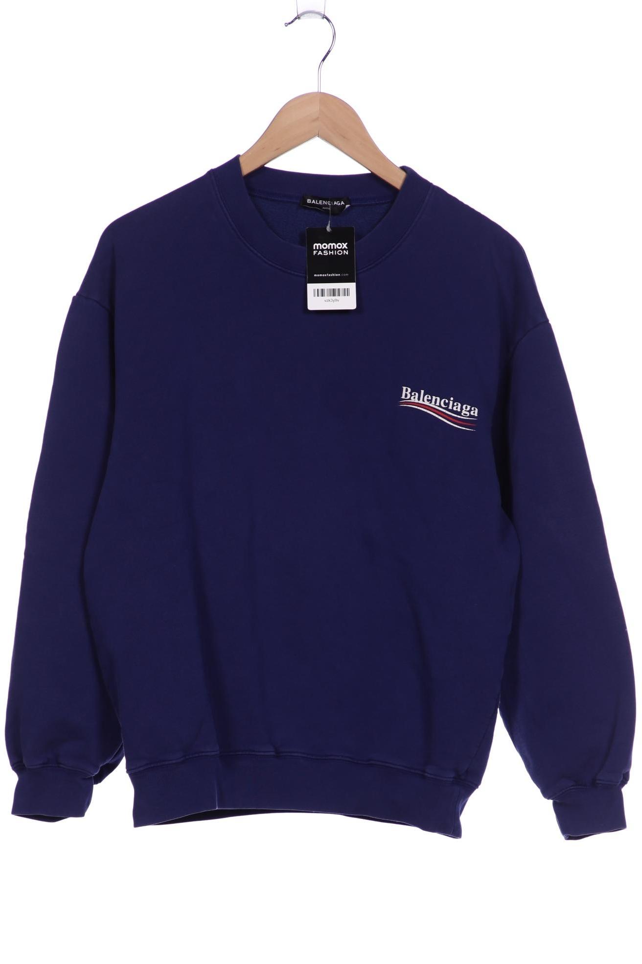 

Balenciaga Herren Sweatshirt, blau, Gr. 48