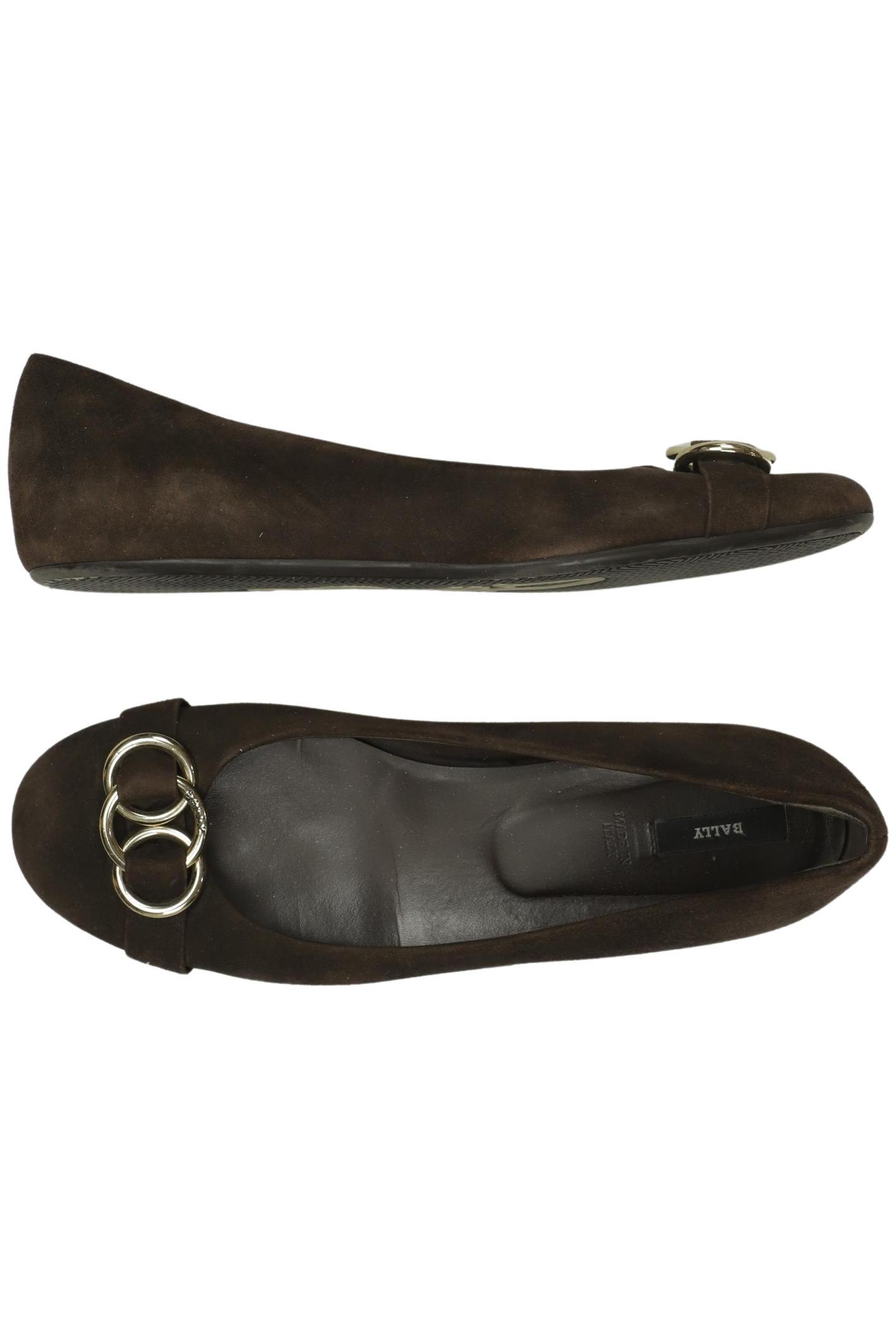 

Bally Damen Ballerinas, braun, Gr. 38.5