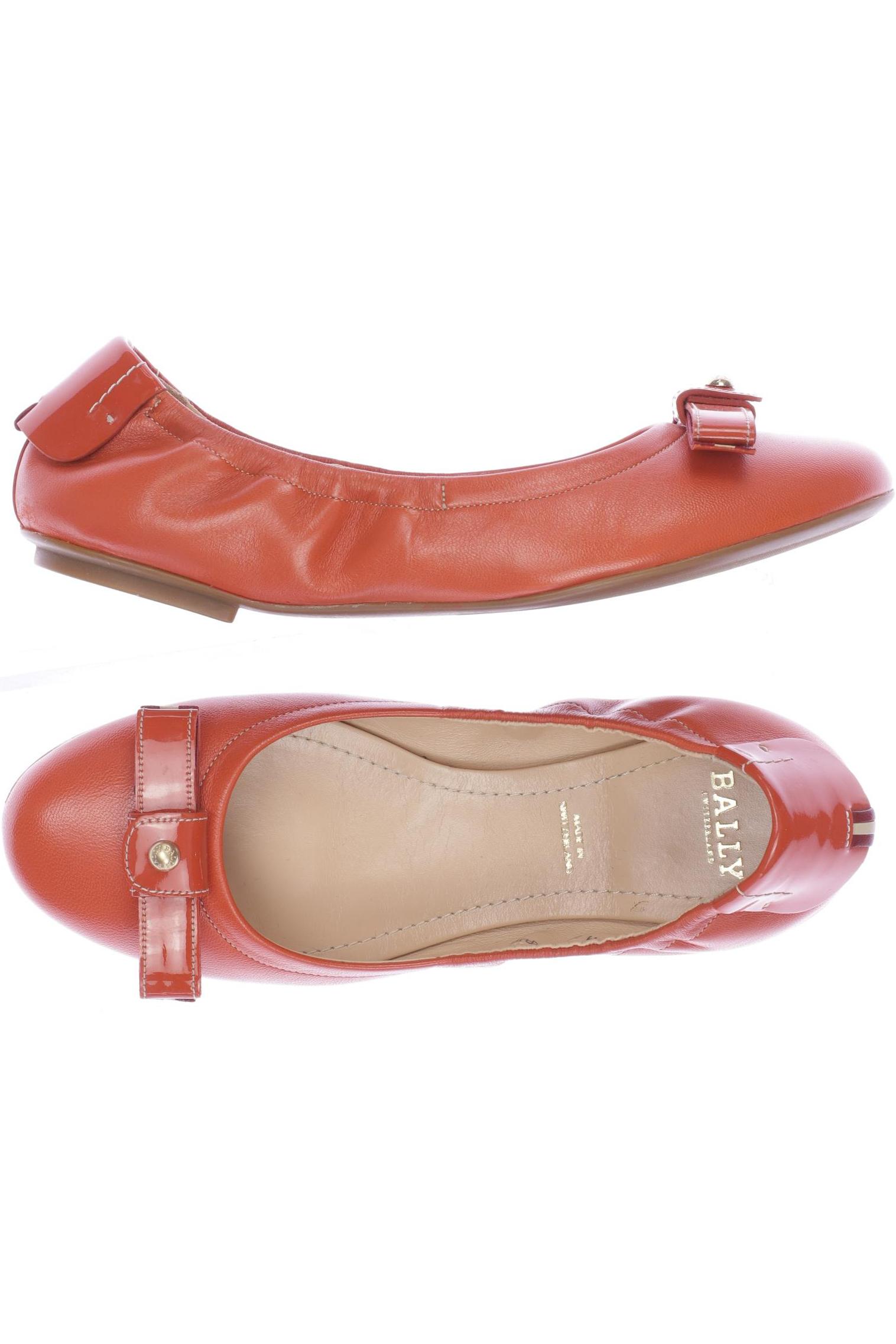 

Bally Damen Ballerinas, orange, Gr. 34.5