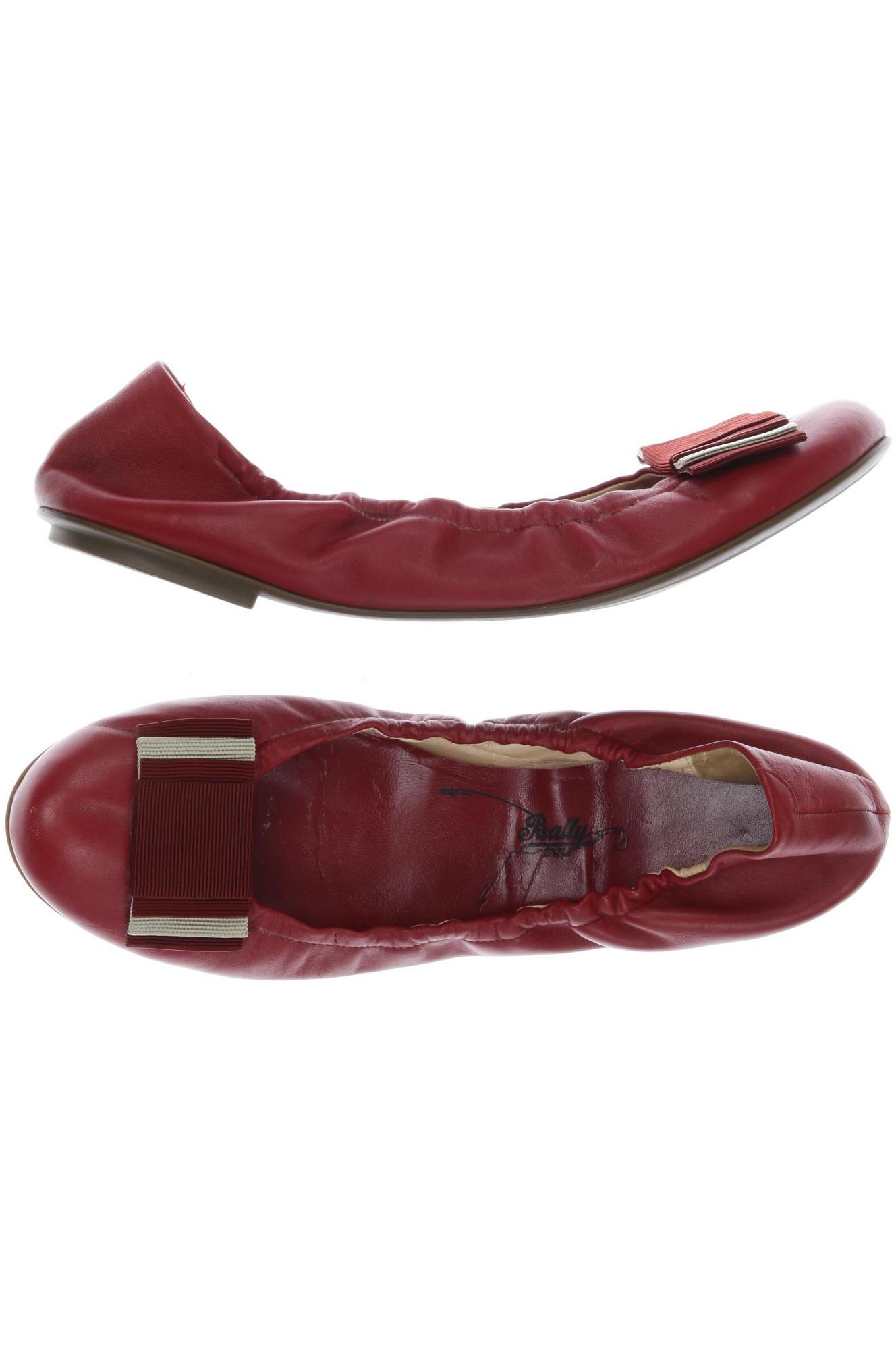 

Bally Damen Ballerinas, rot, Gr. 41