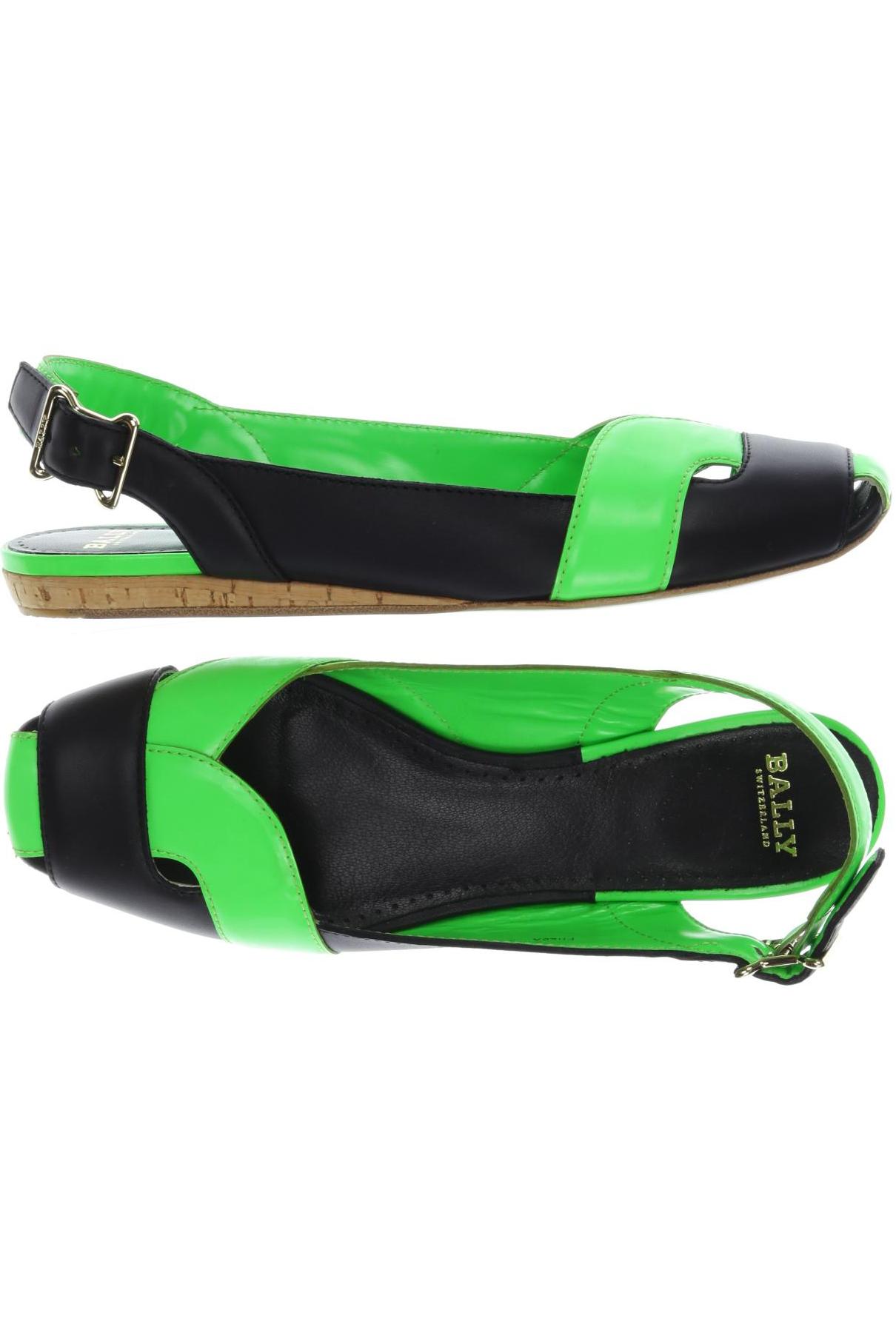 

Bally Damen Ballerinas, grün, Gr. 37.5