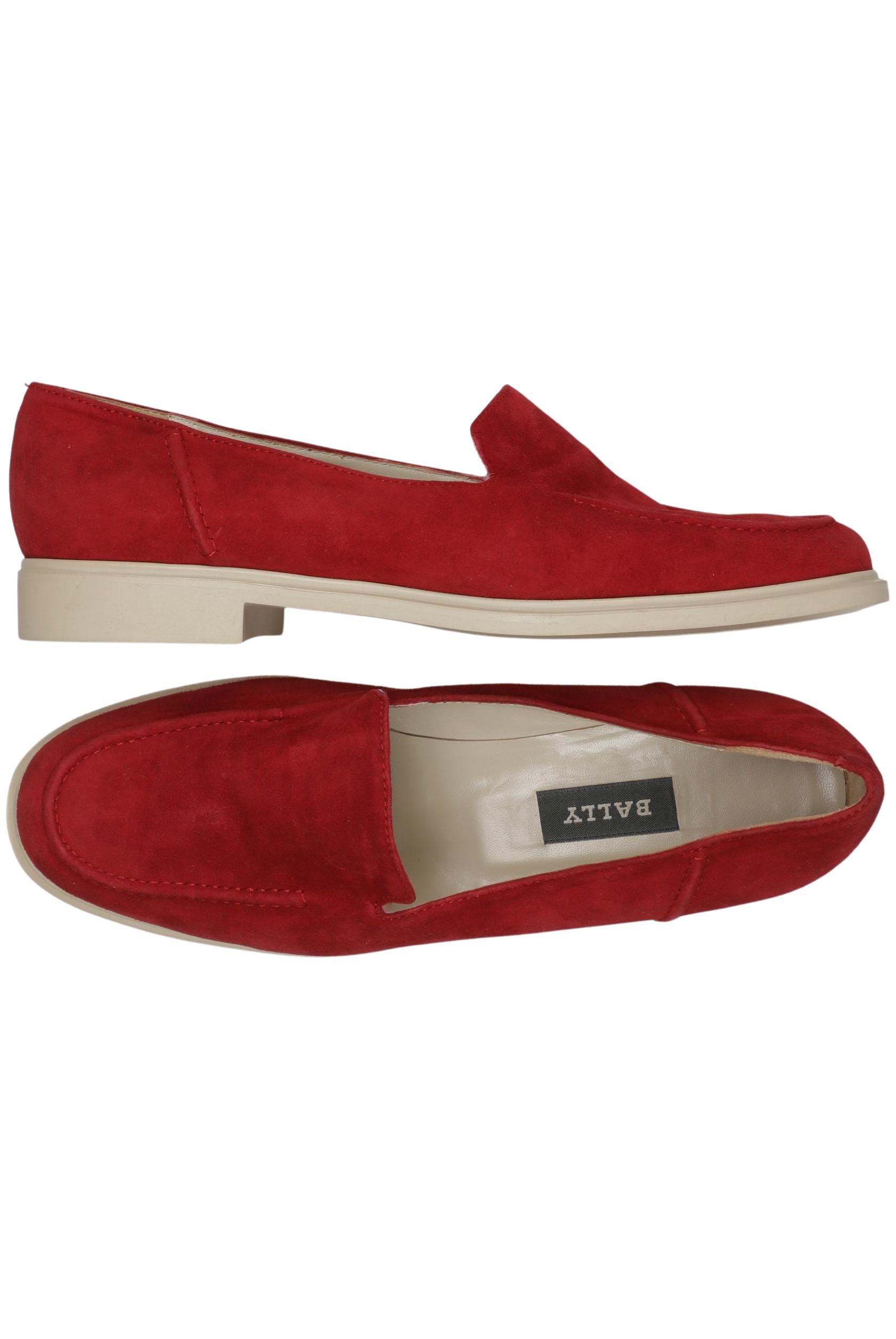 

Bally Damen Halbschuh, rot, Gr. 39
