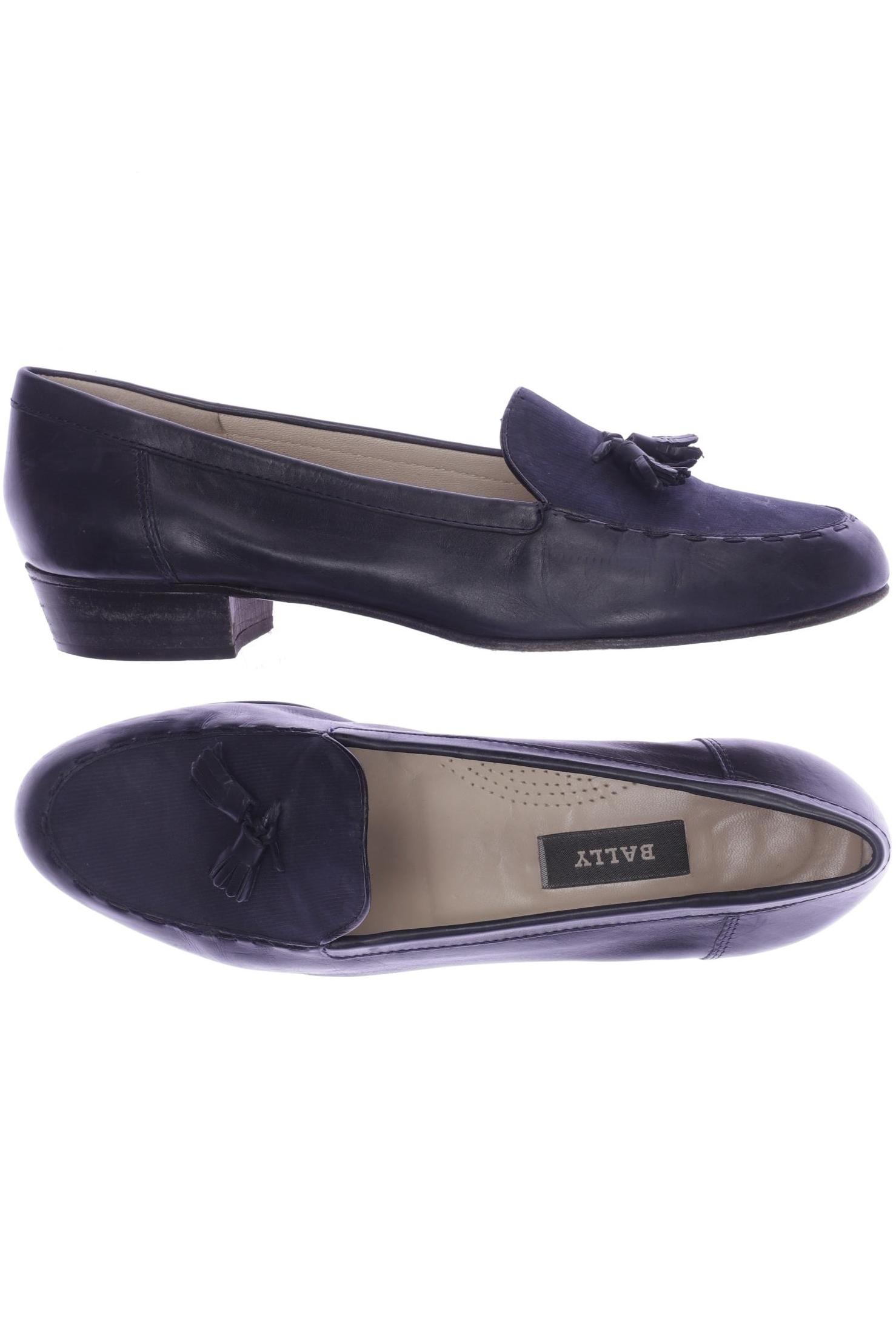 

Bally Damen Halbschuh, marineblau, Gr. 41
