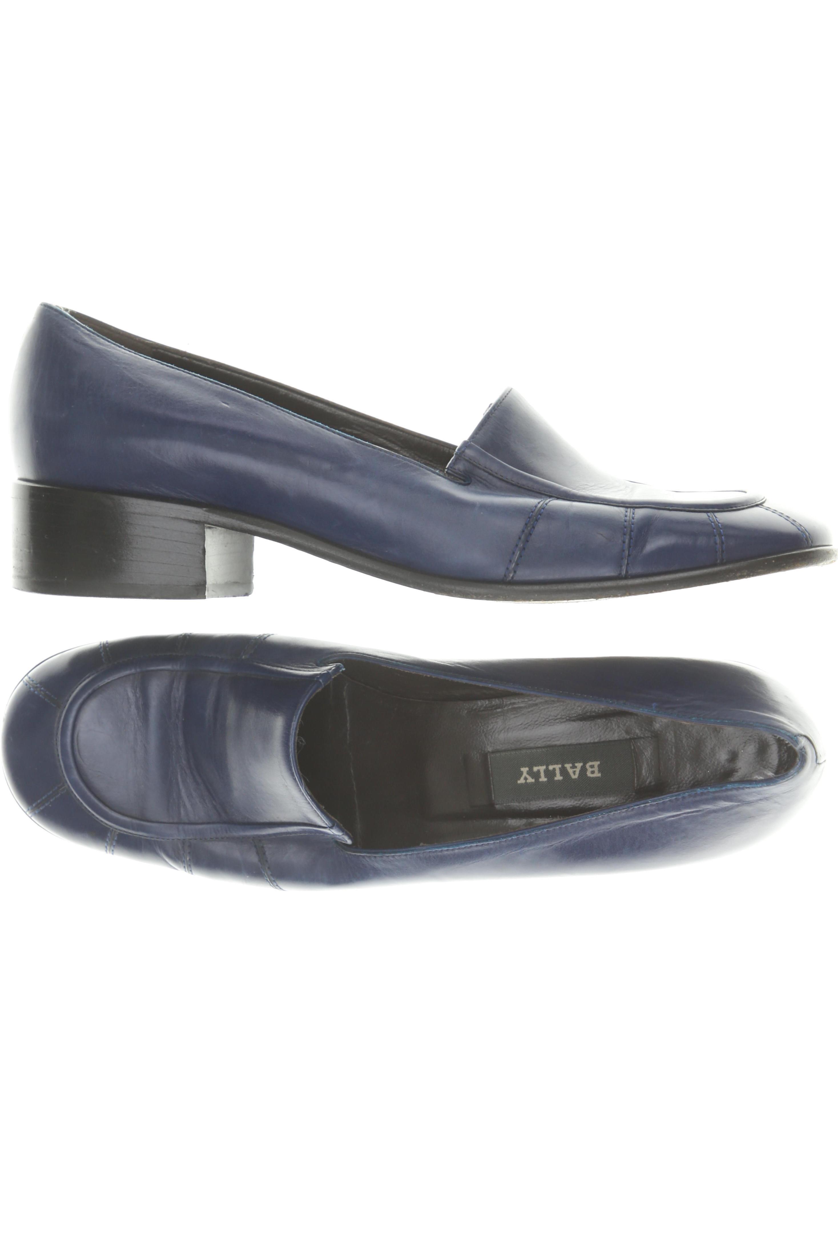 

Bally Damen Halbschuh, blau, Gr. 6