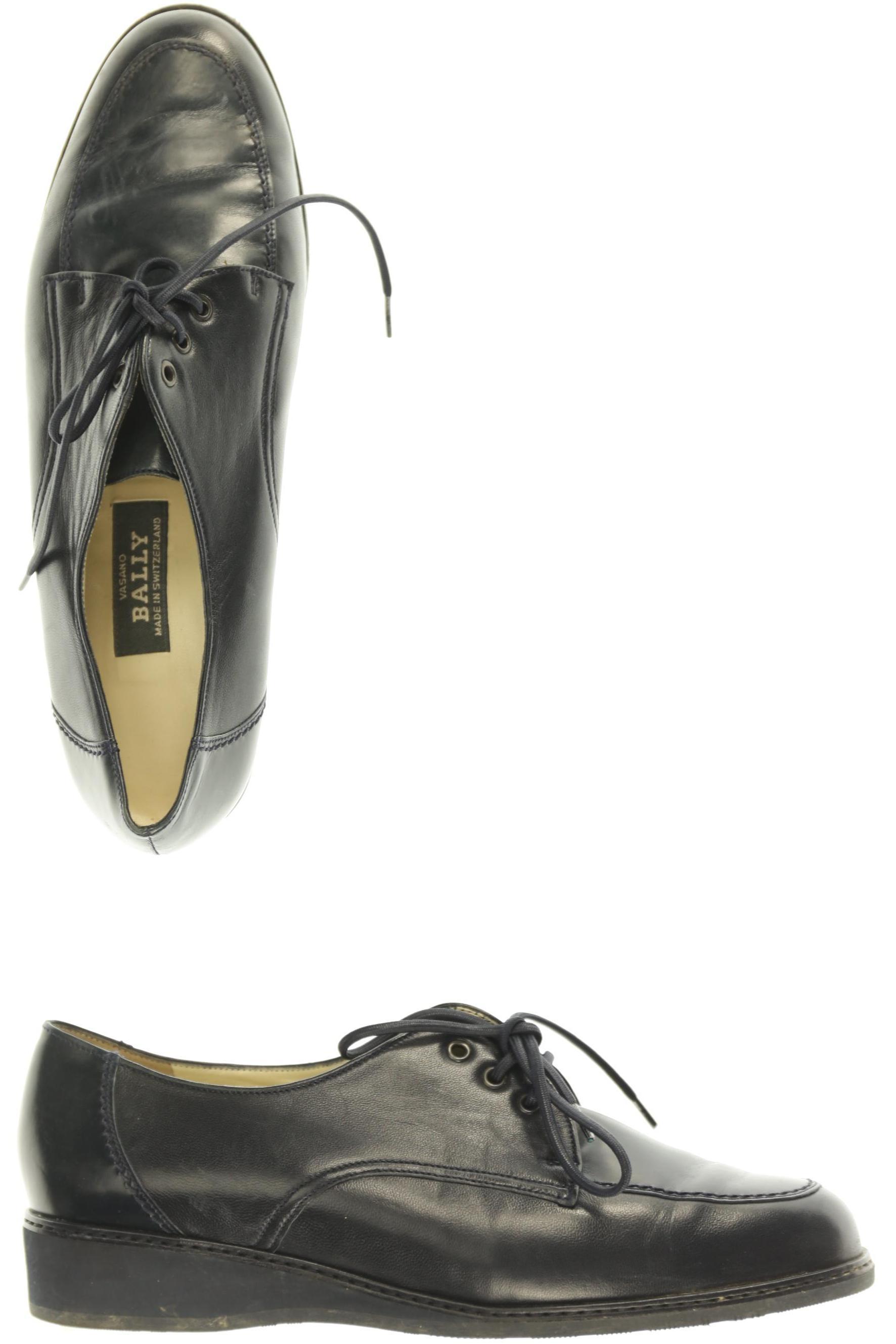 

Bally Damen Halbschuh, blau, Gr. 7.5