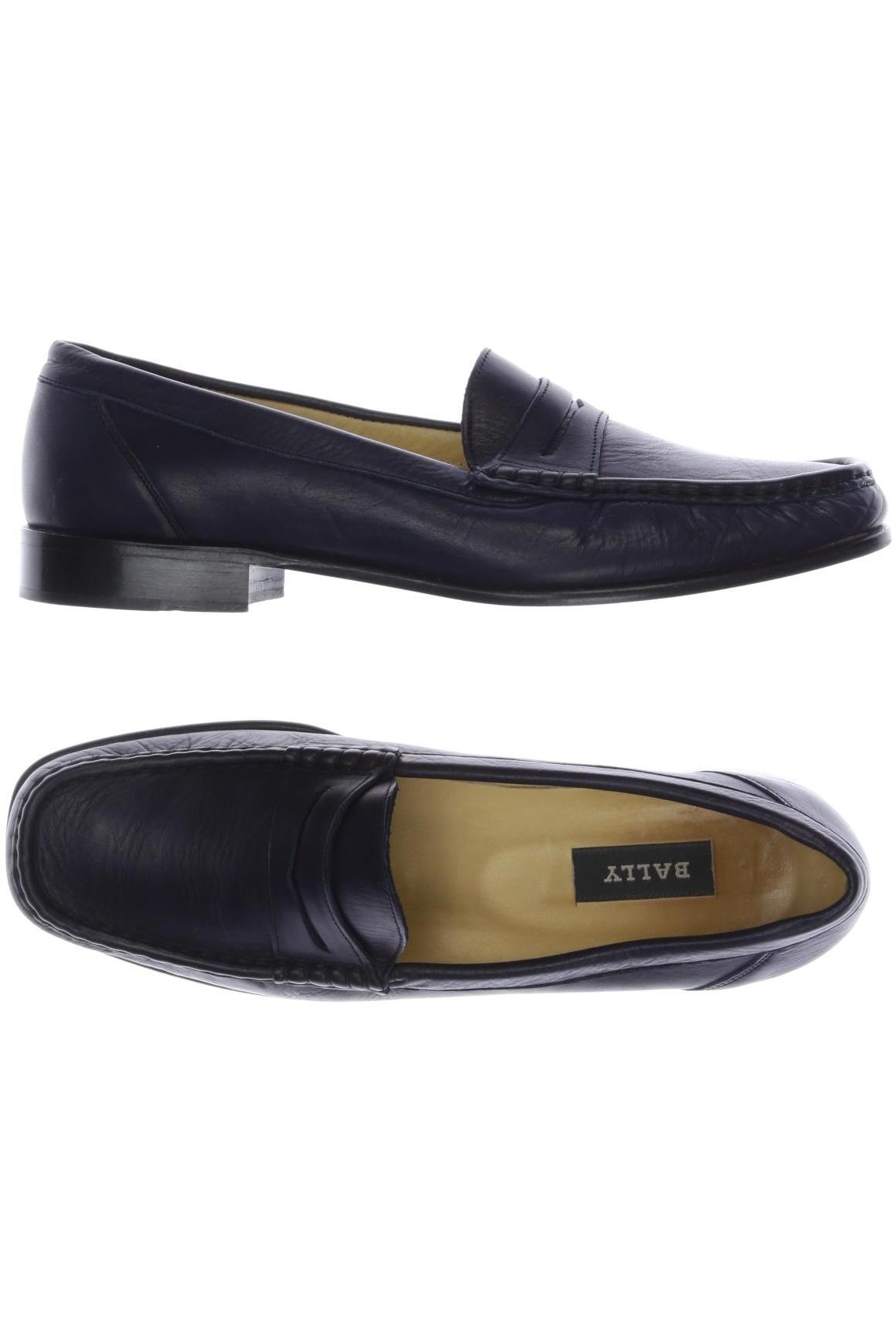 

Bally Damen Halbschuh, marineblau, Gr. 40
