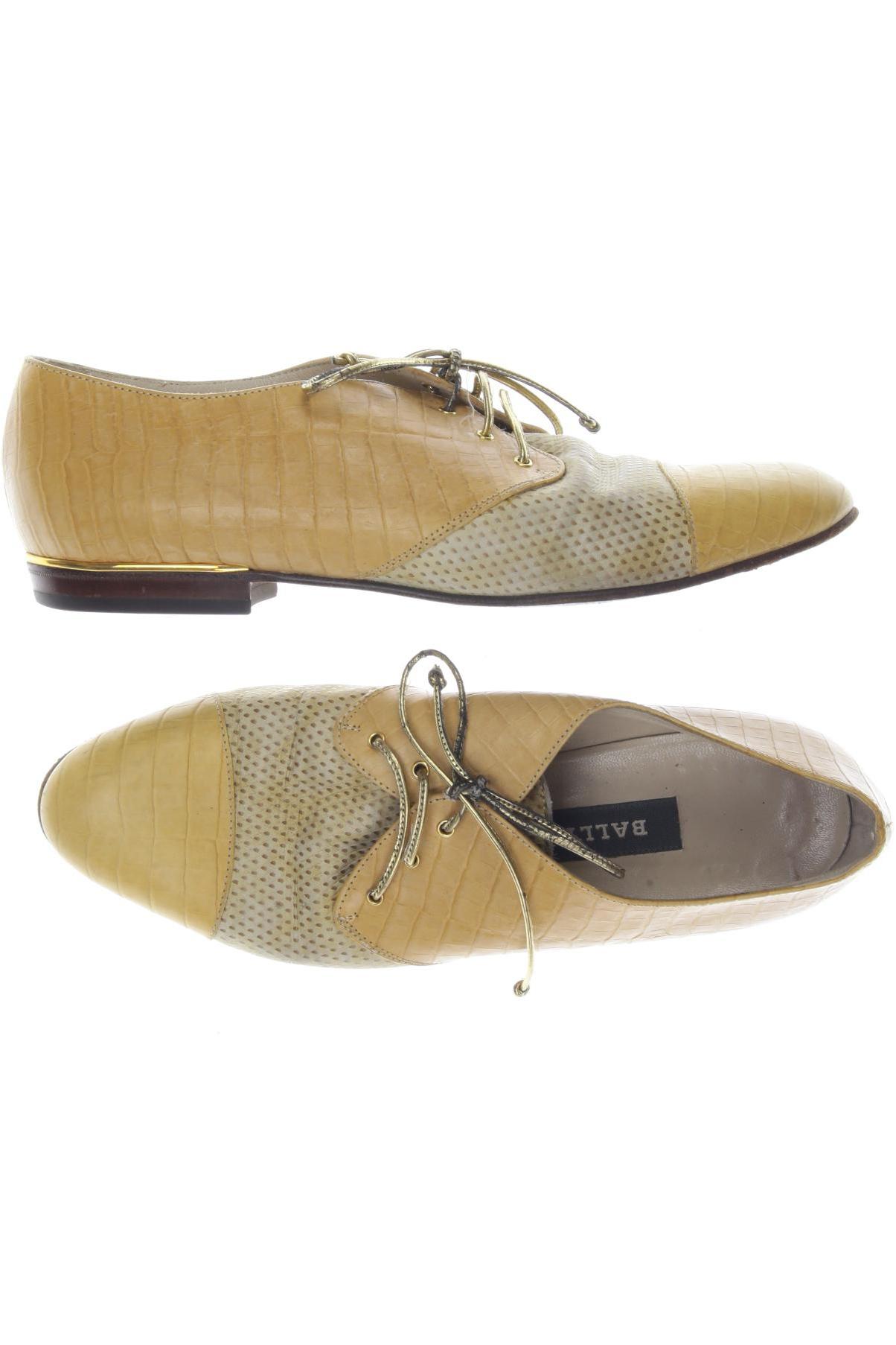 

Bally Damen Halbschuh, gelb, Gr. 40