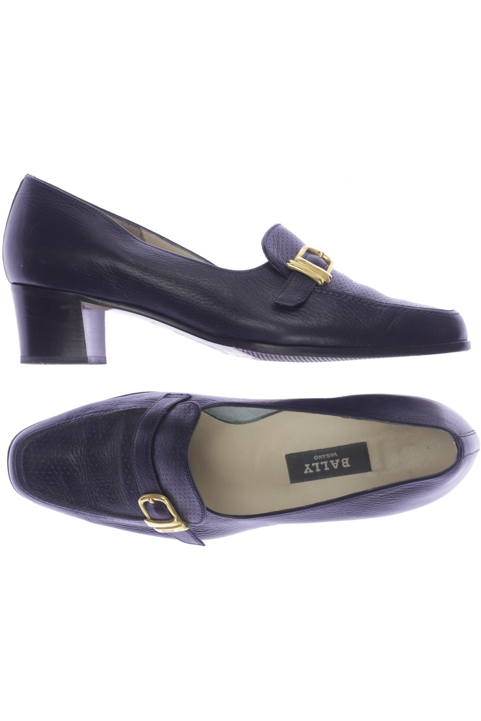 

Bally Damen Halbschuh, marineblau, Gr. 5