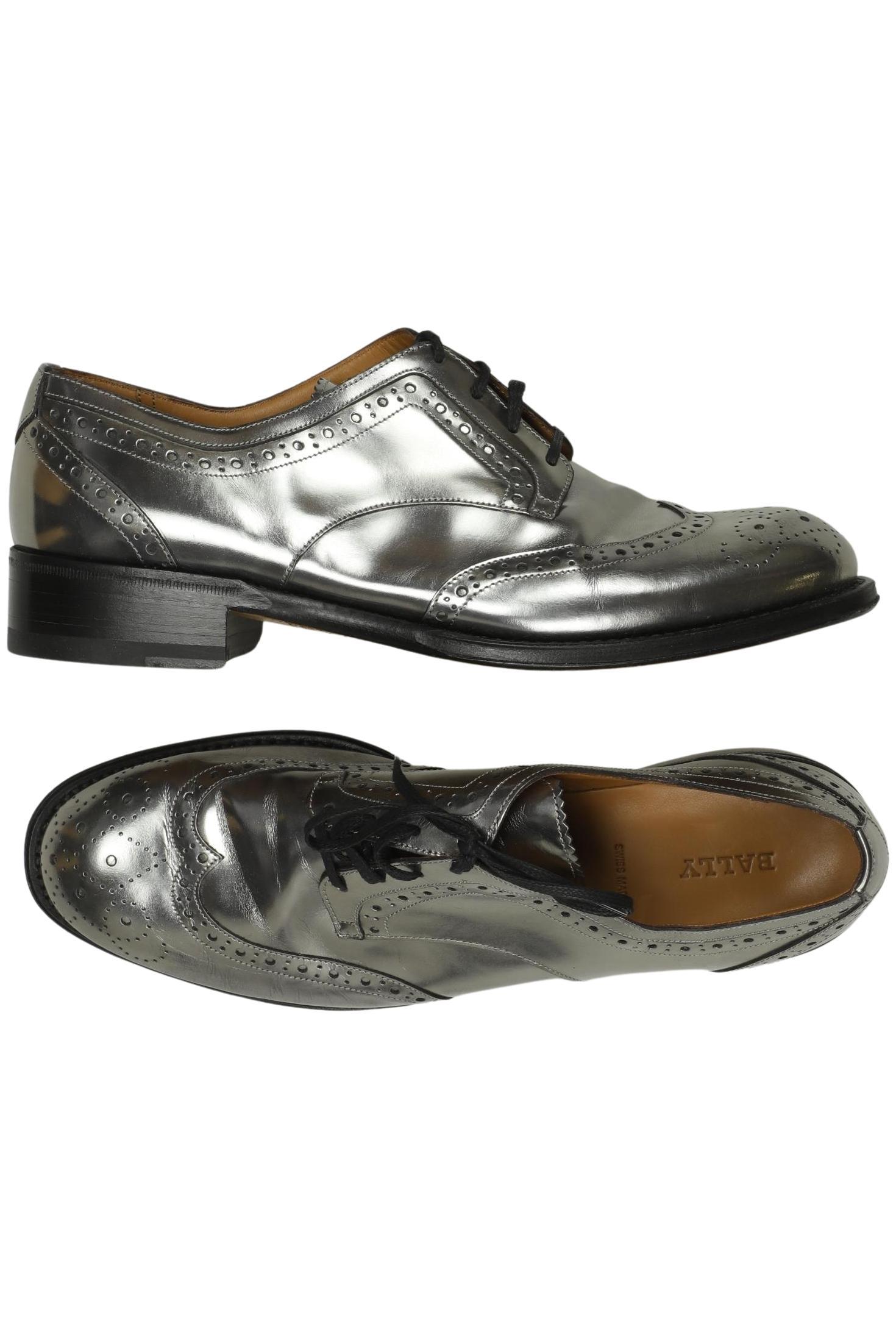 

Bally Damen Halbschuh, silber, Gr. 39