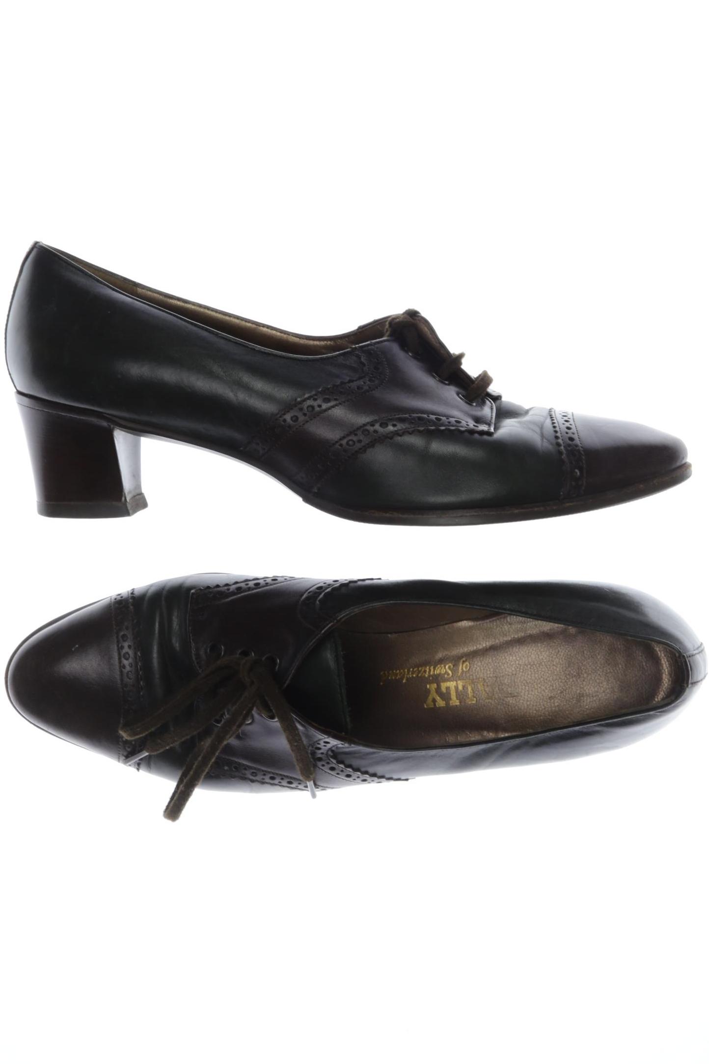 

Bally Damen Halbschuh, grün, Gr. 3