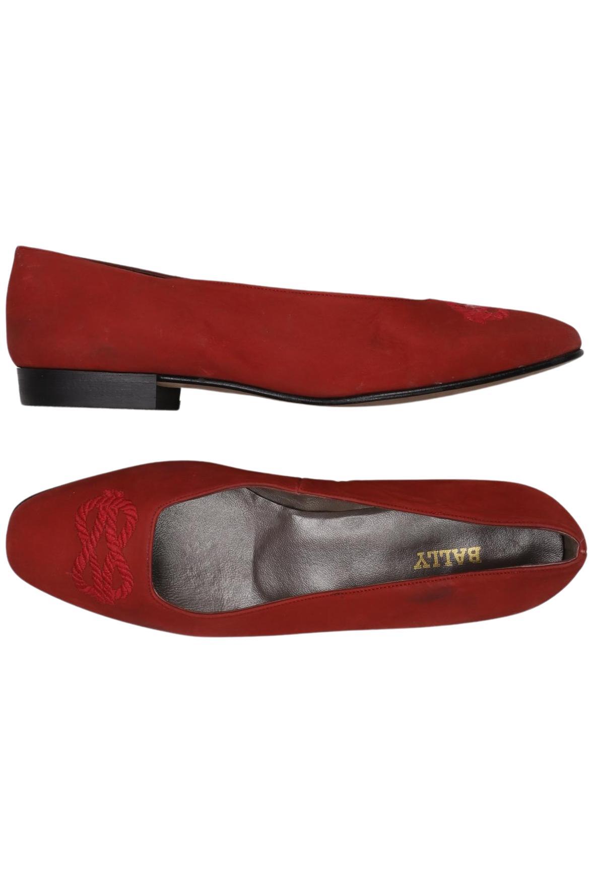 

Bally Damen Halbschuh, rot, Gr. 5