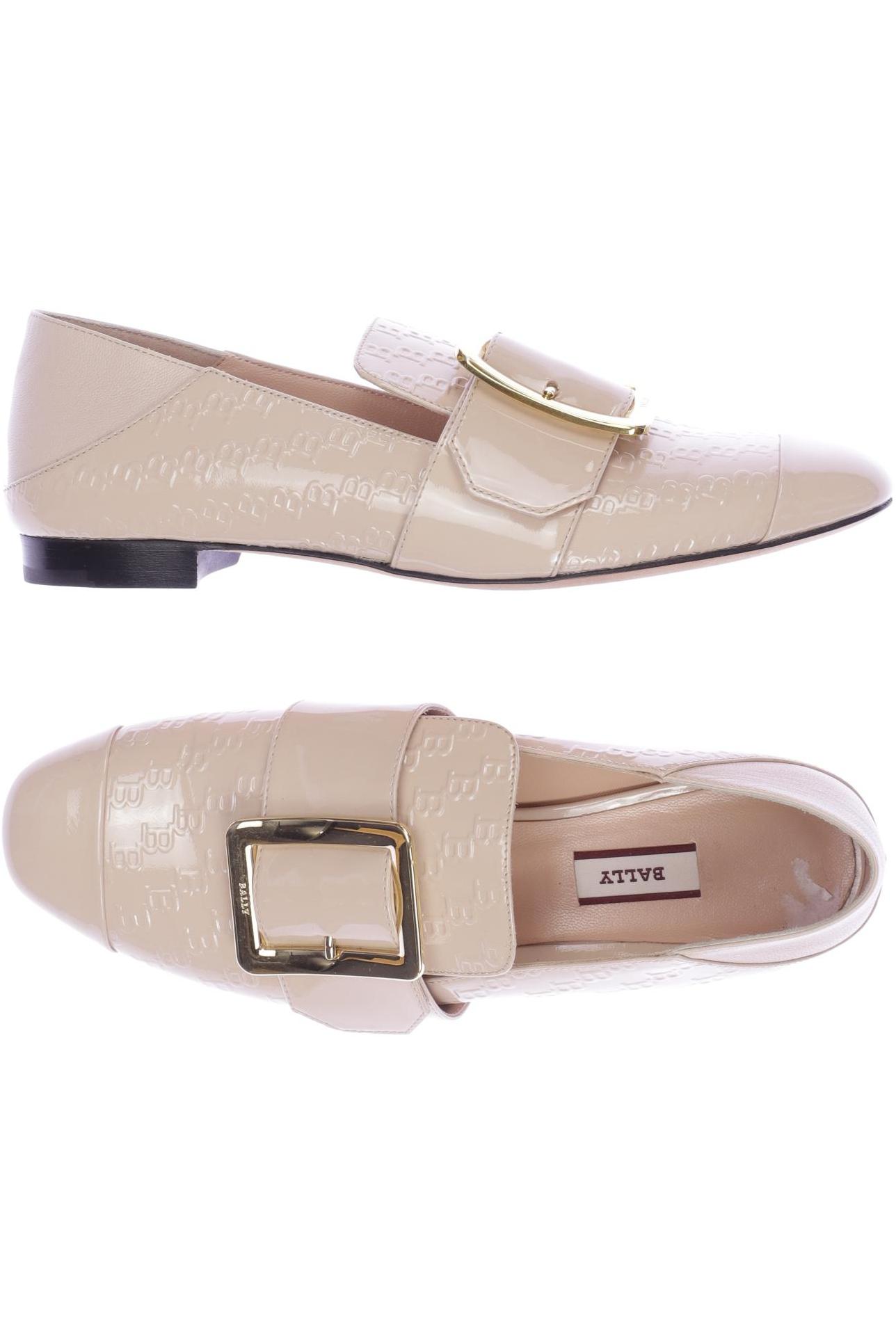 

Bally Damen Halbschuh, beige, Gr. 36