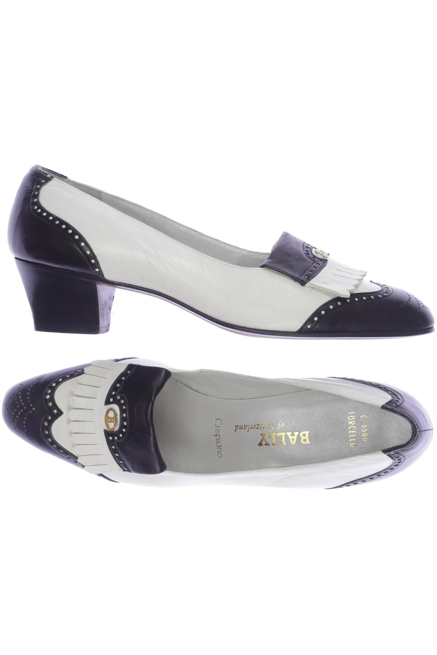 

Bally Damen Pumps, weiß, Gr. 7.5