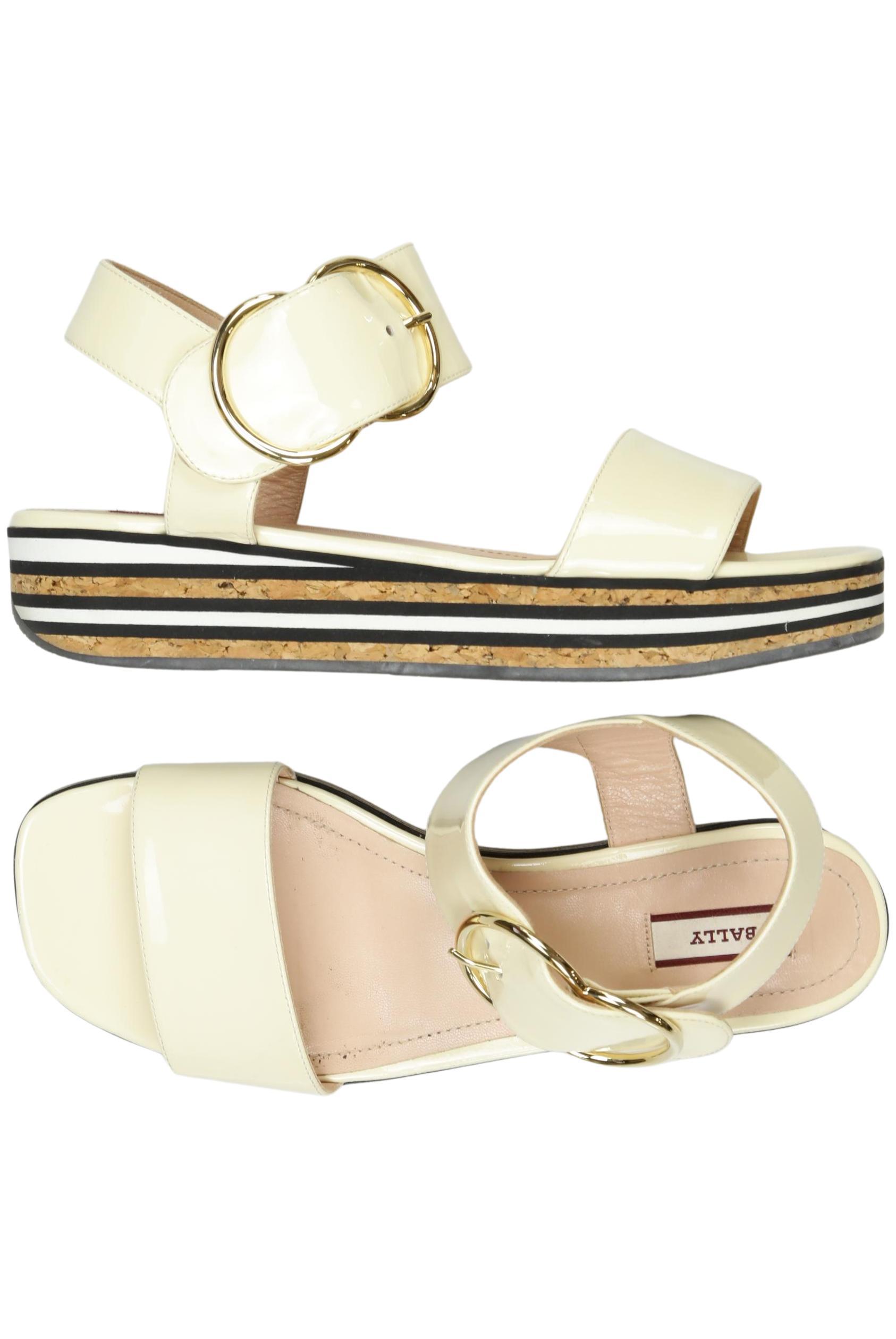 

Bally Damen Sandale, cremeweiß, Gr. 37.5