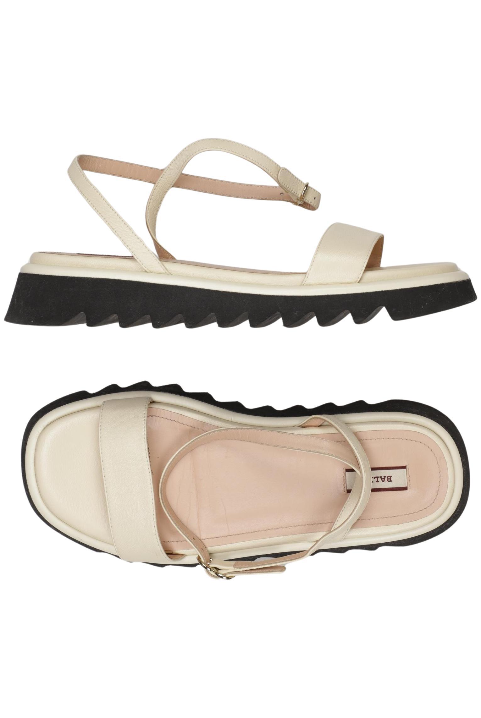 

Bally Damen Sandale, cremeweiß, Gr. 39