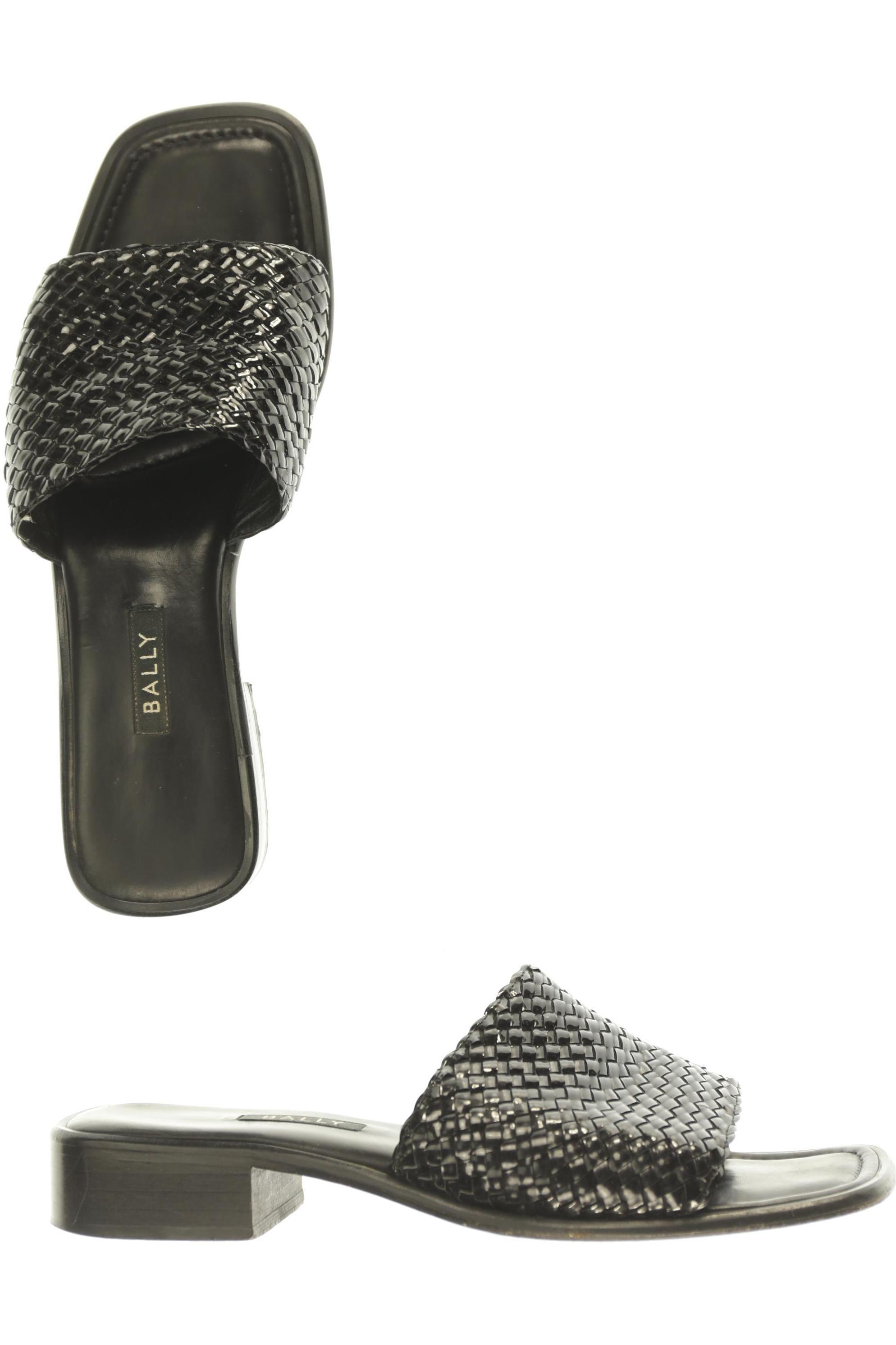 

Bally Damen Sandale, schwarz, Gr. 8.5