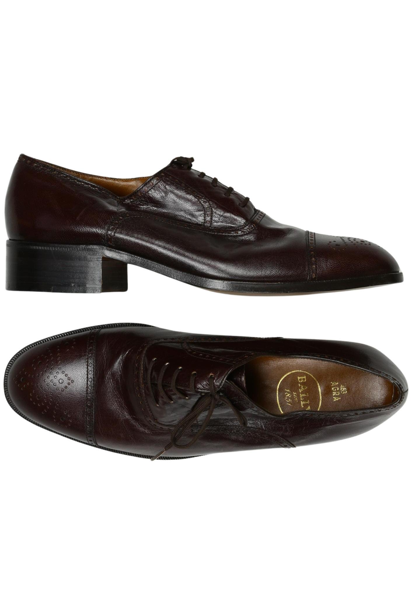 

Bally Herren Halbschuh, braun, Gr. 7.5