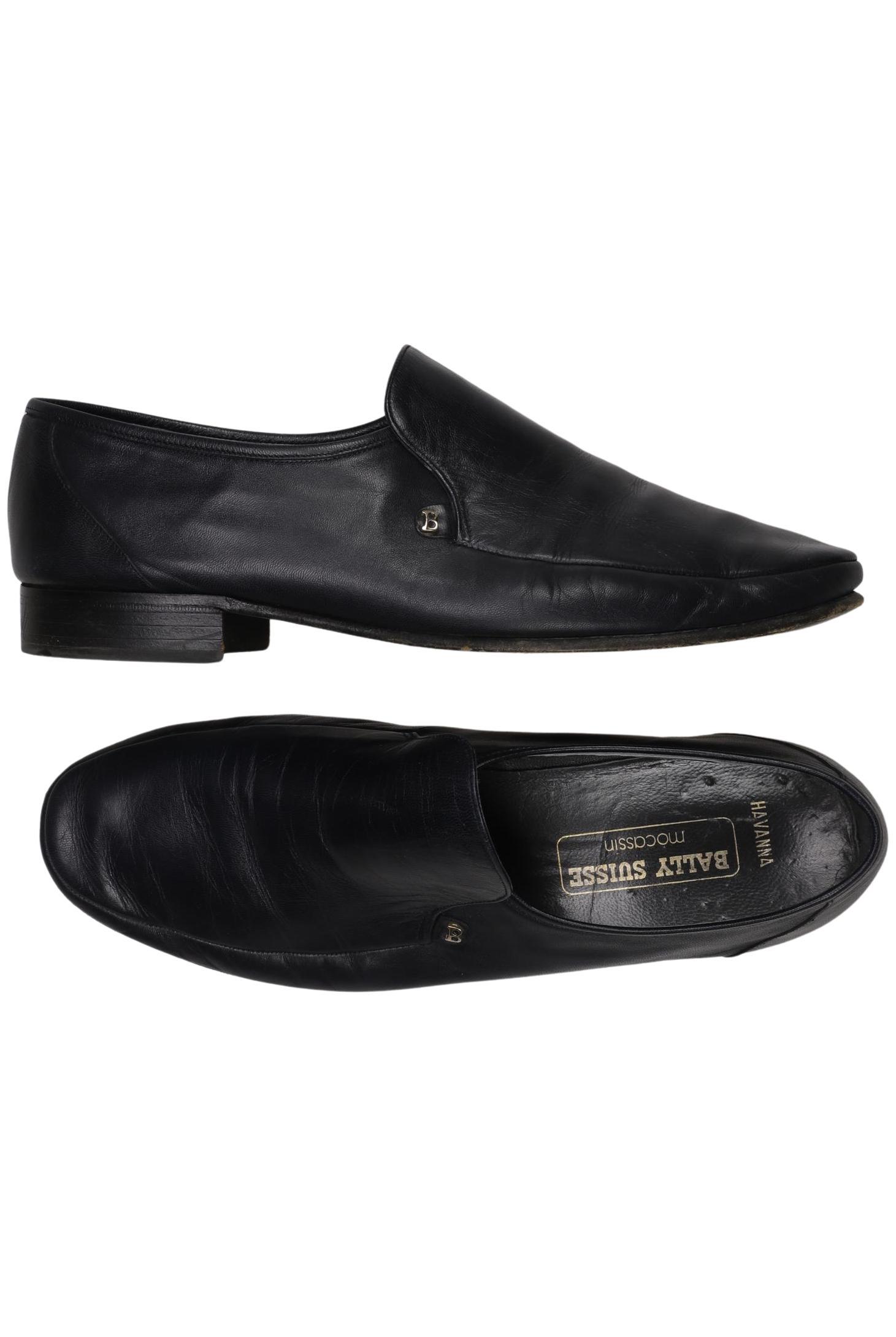 

Bally Herren Halbschuh, schwarz, Gr. 10.5