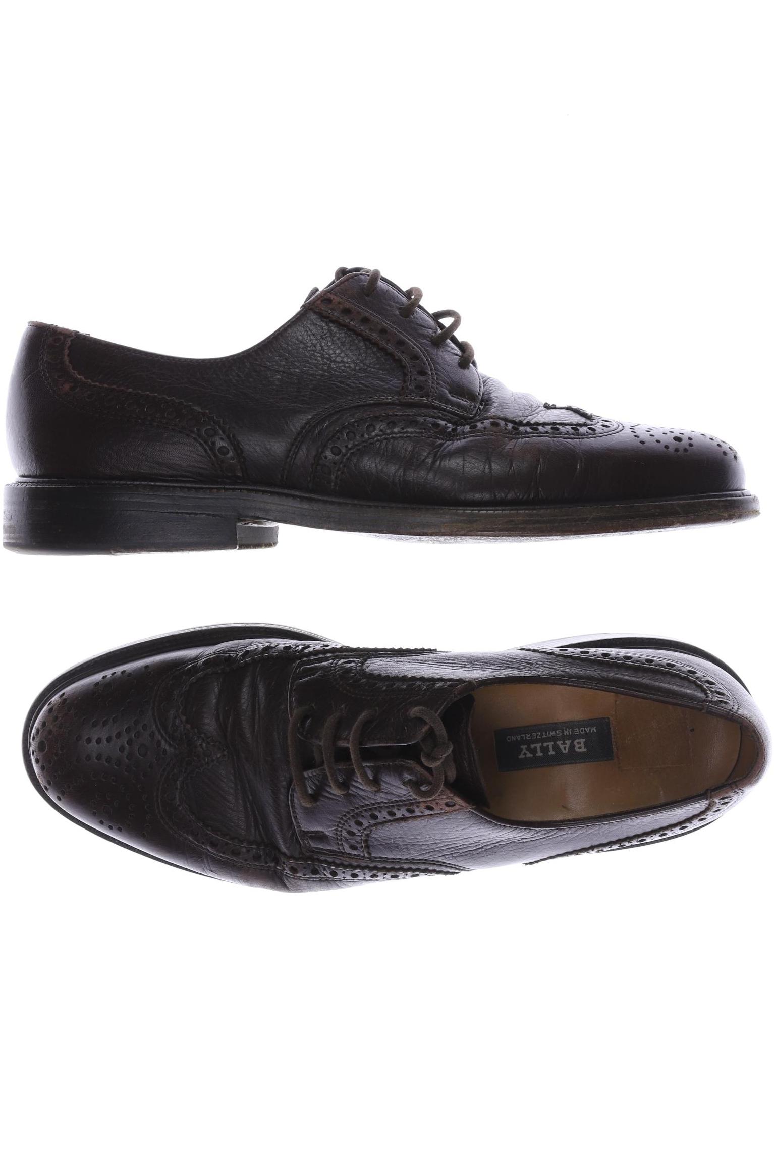 

Bally Herren Halbschuh, braun, Gr. 7.5