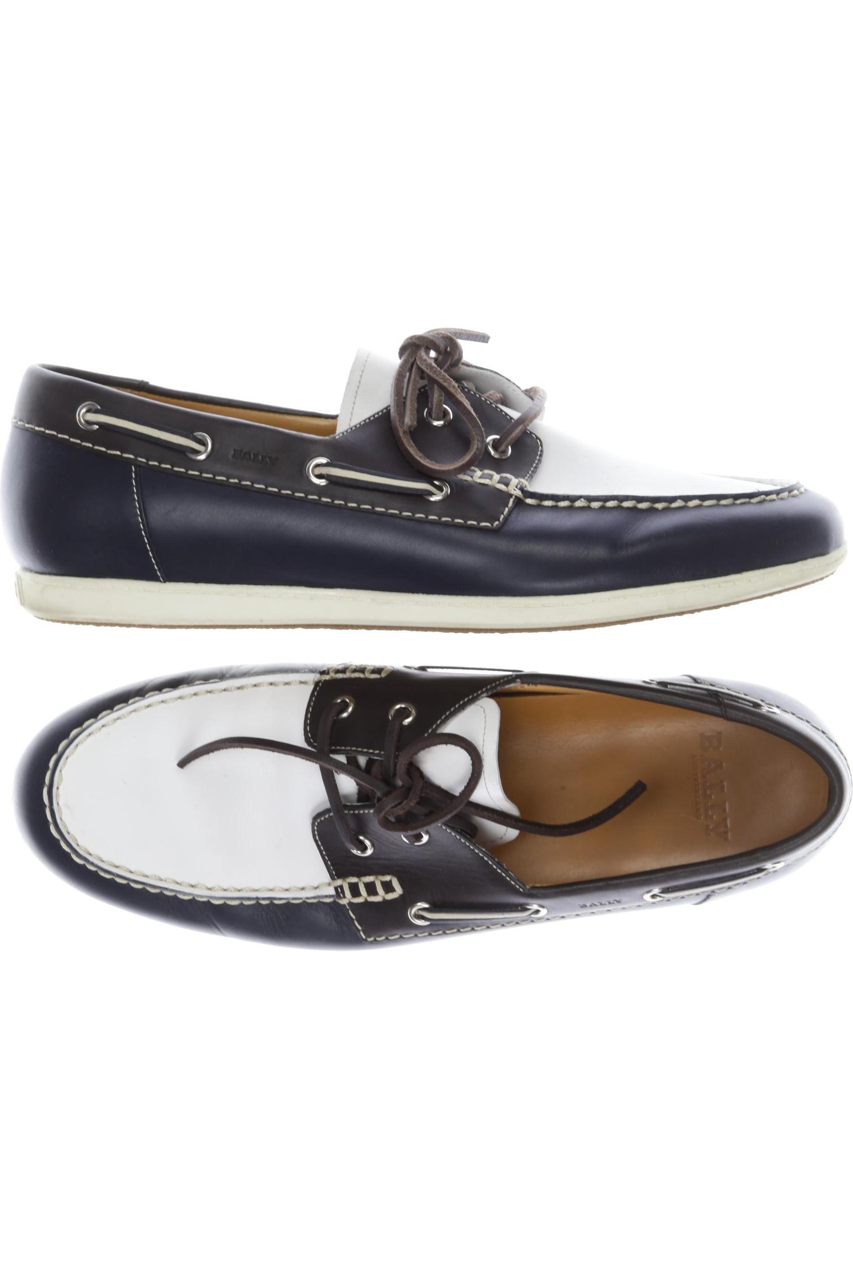 

Bally Herren Halbschuh, marineblau, Gr. 8