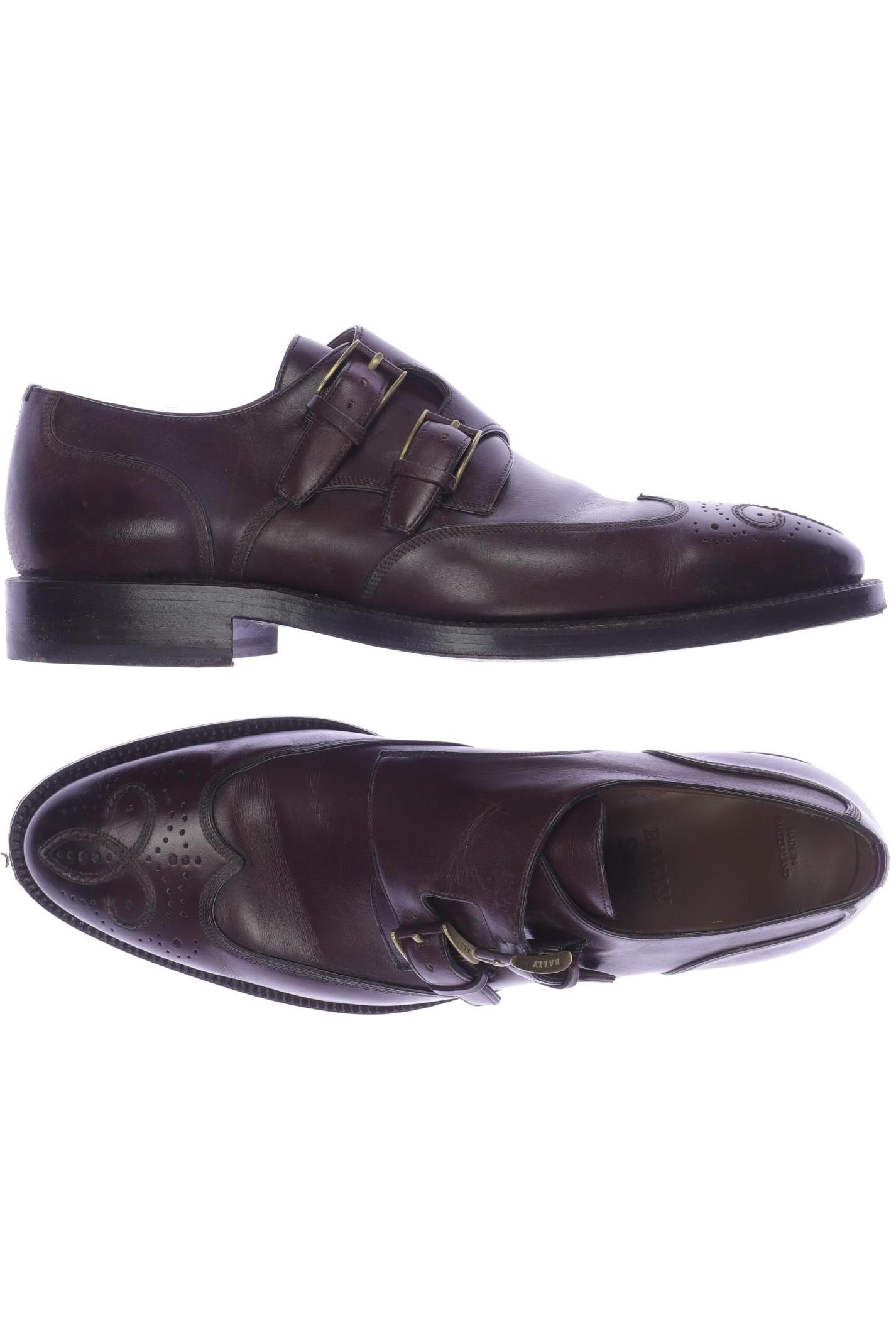 

Bally Herren Halbschuh, bordeaux, Gr. 44