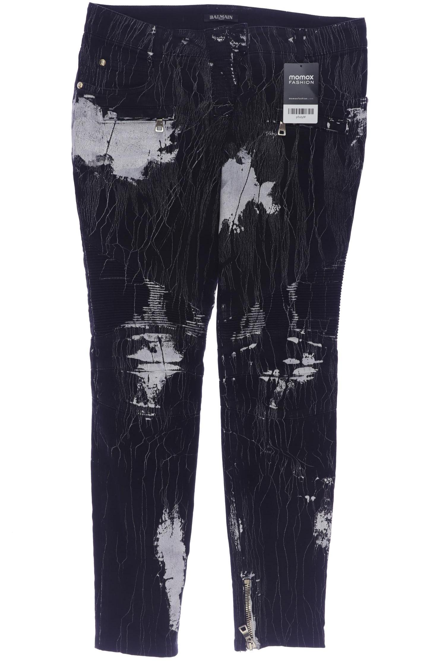 

Balmain Damen Jeans, schwarz, Gr. 38