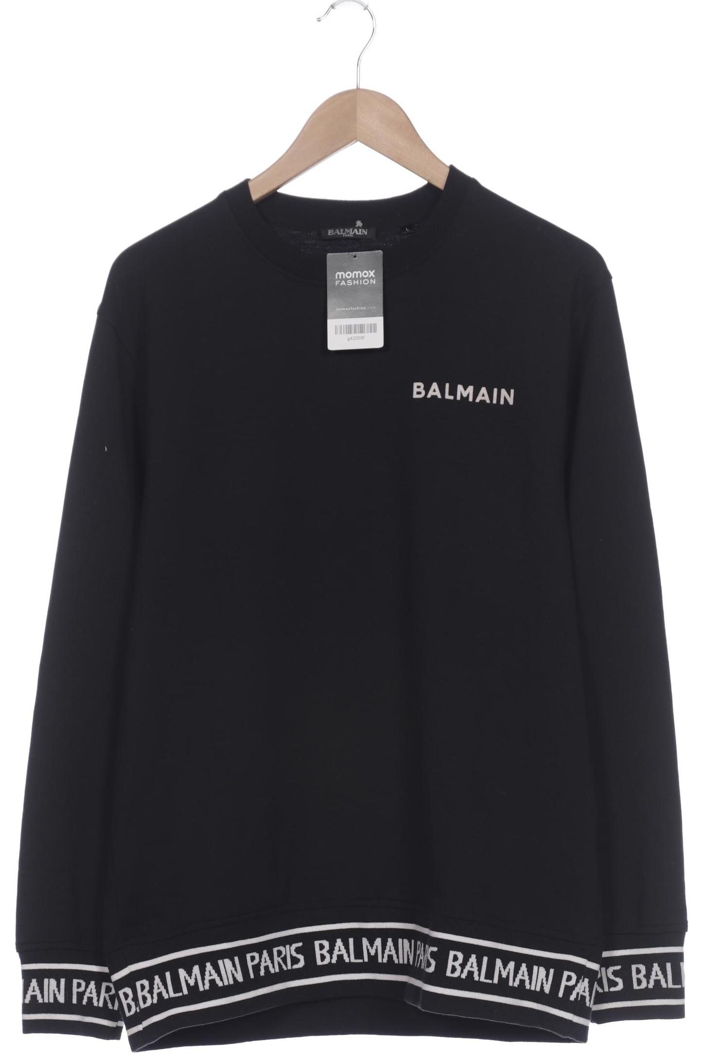 

Balmain Damen Sweatshirt, schwarz, Gr. 42