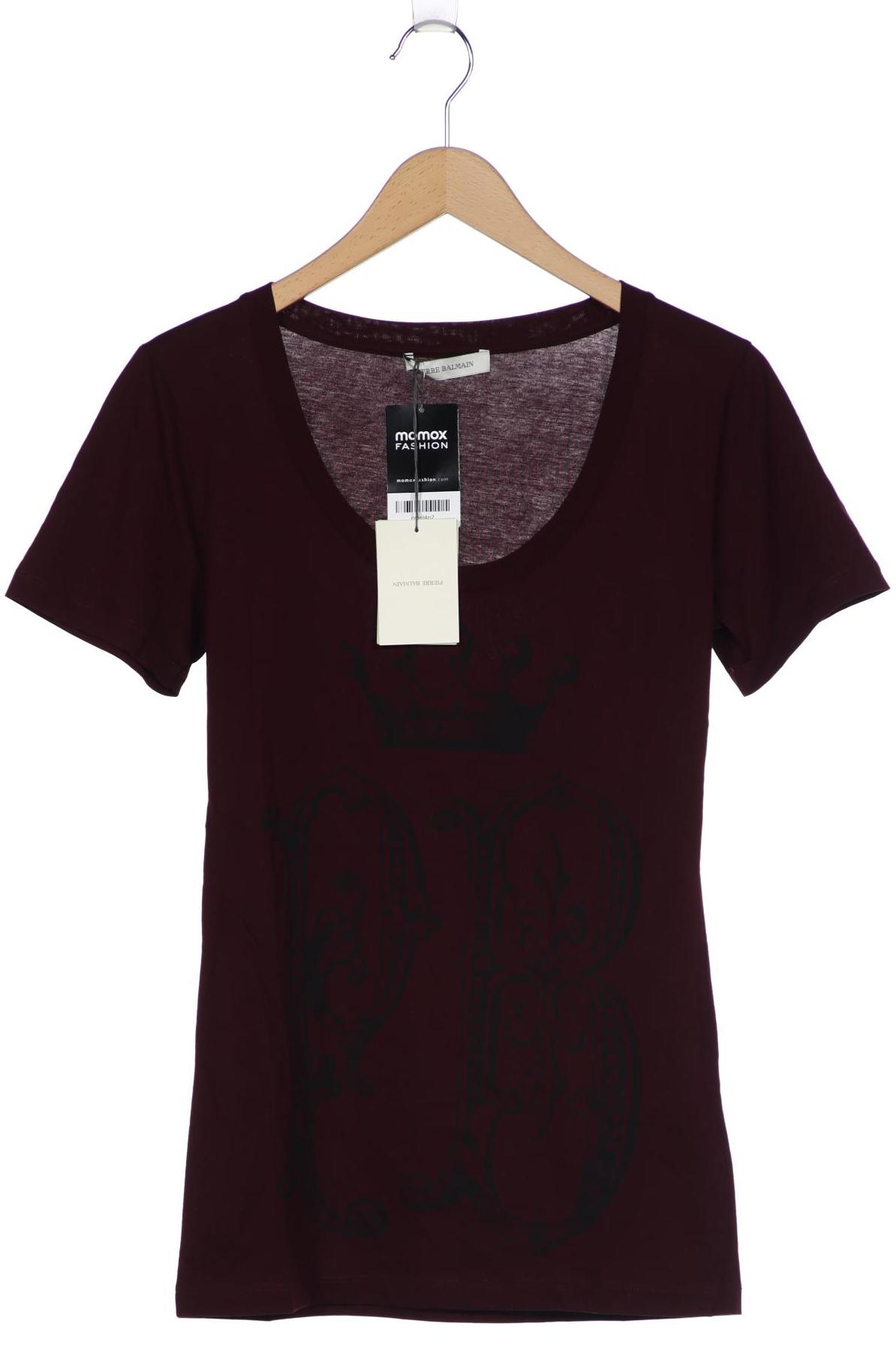

Balmain Damen T-Shirt, bordeaux