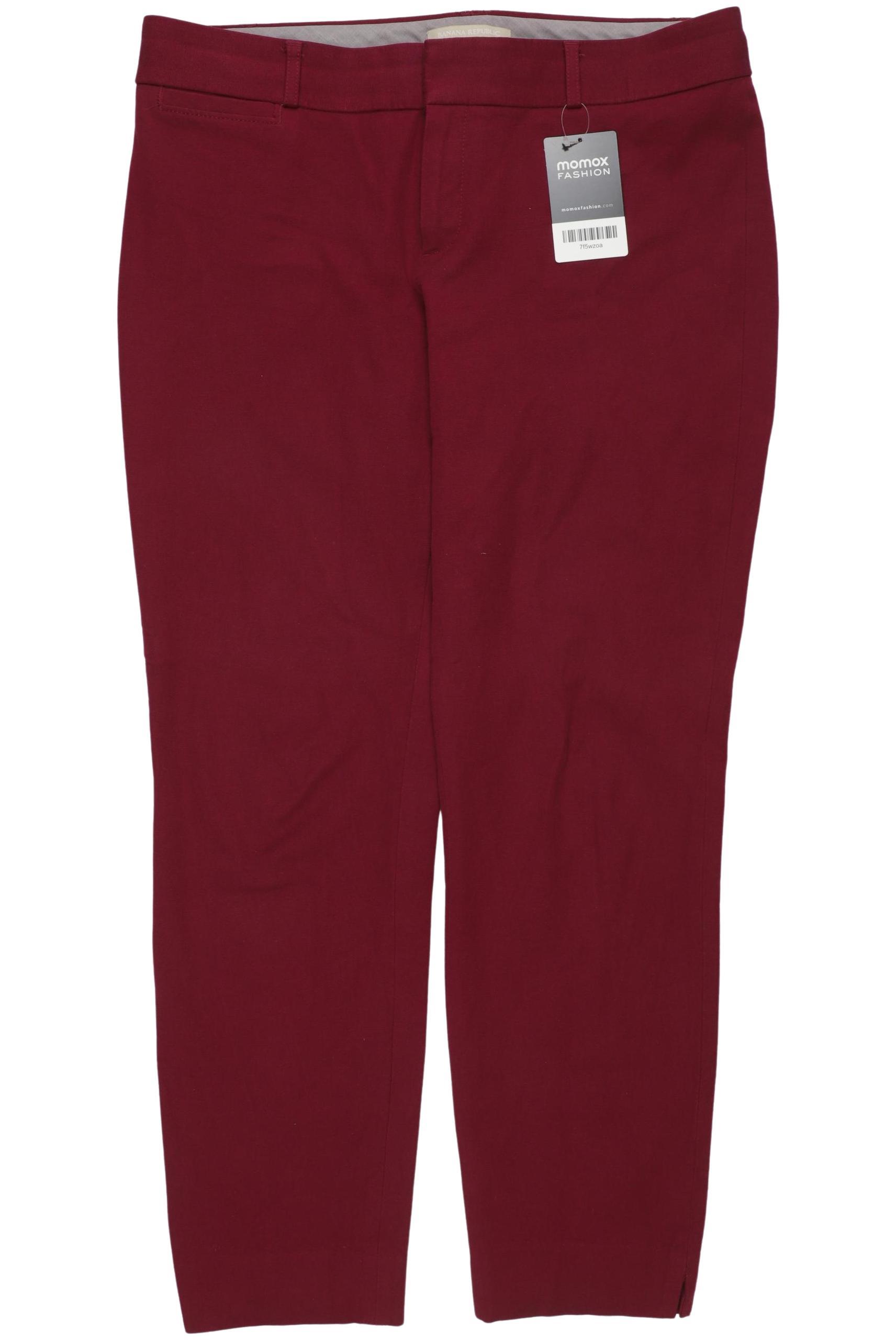 

Banana Republic Damen Stoffhose, bordeaux, Gr. 8