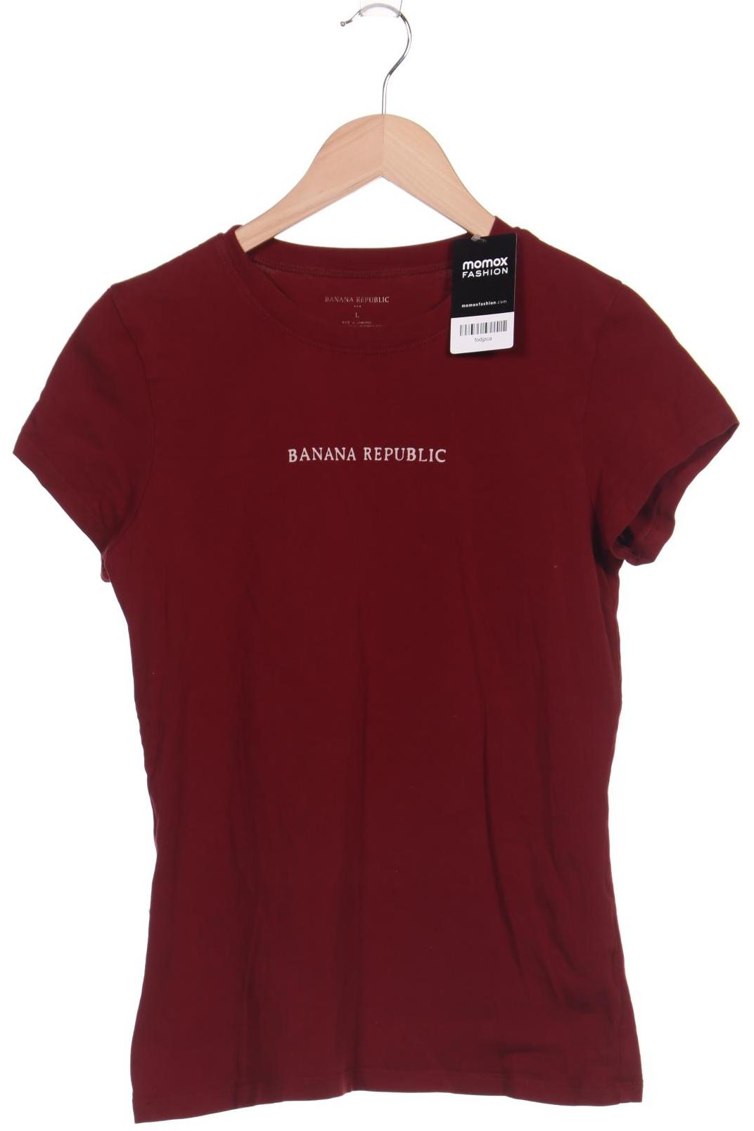 

Banana Republic Damen T-Shirt, bordeaux, Gr. 42