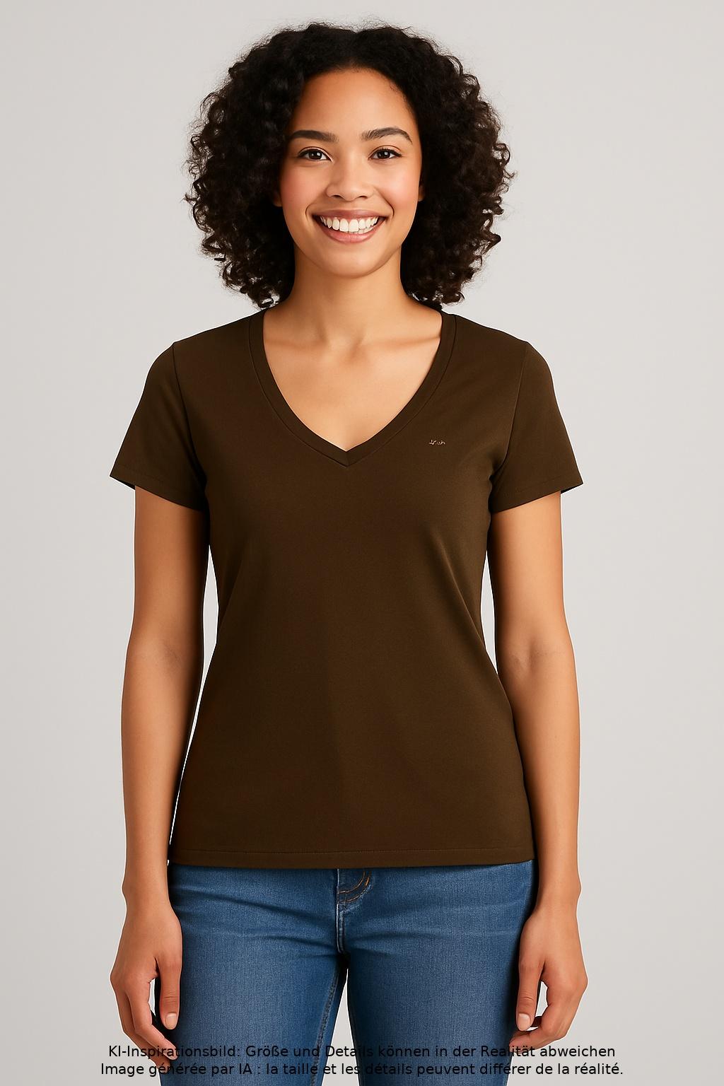 

Banana Republic Damen T-Shirt, braun, Gr. 34