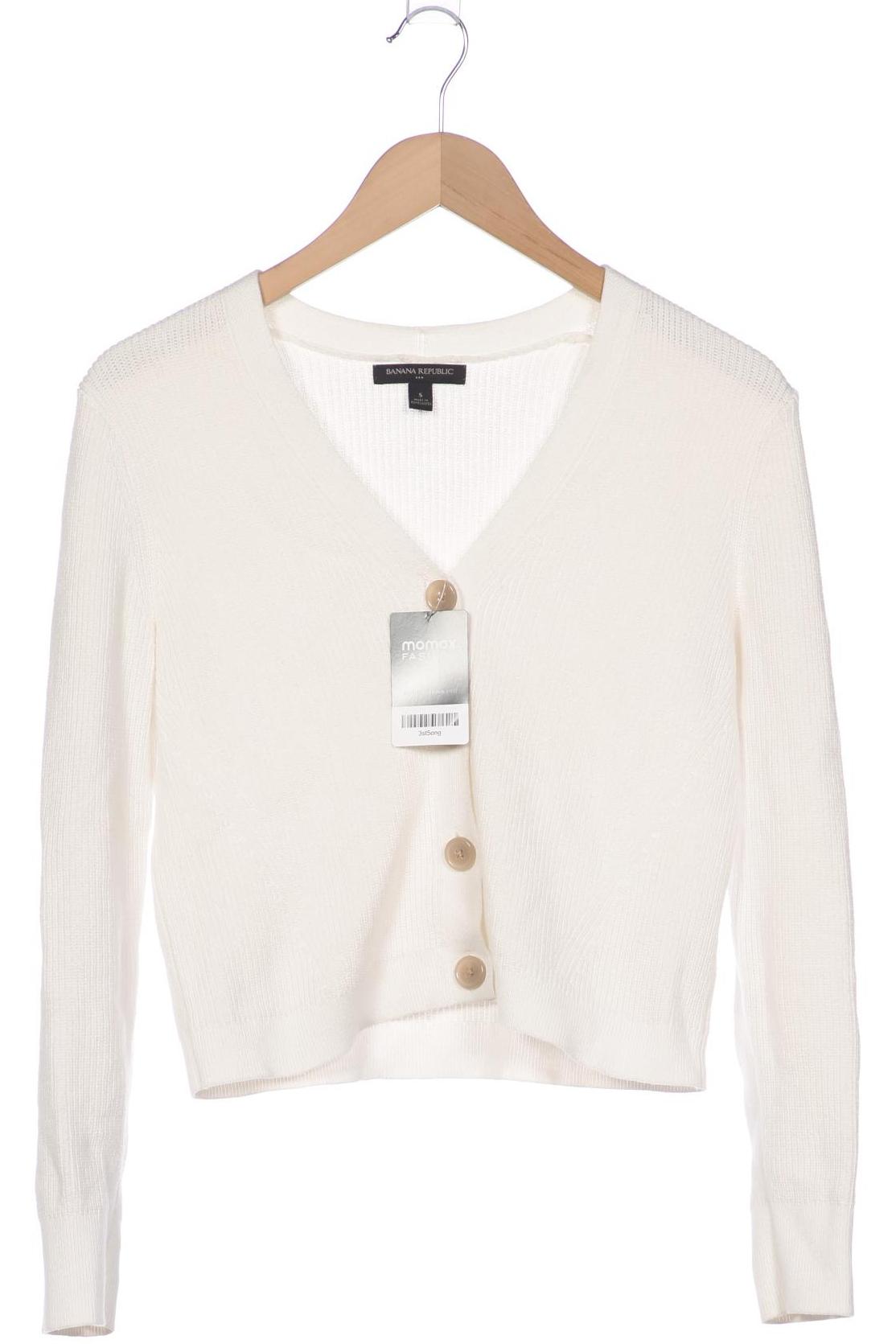 

Banana Republic Damen Strickjacke, weiß, Gr. 36