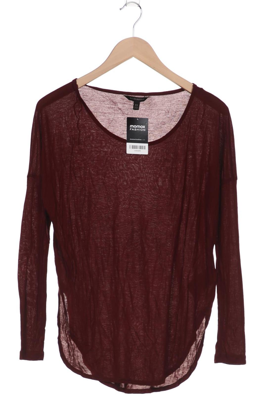 

Banana Republic Damen Langarmshirt, bordeaux