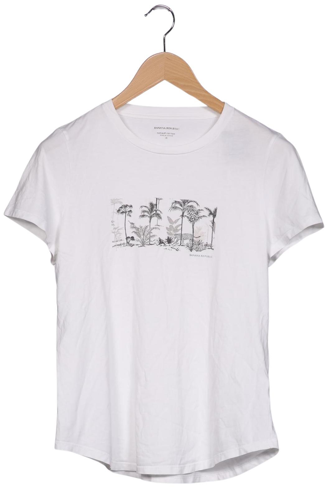 

Banana Republic Damen T-Shirt, weiß, Gr. 38