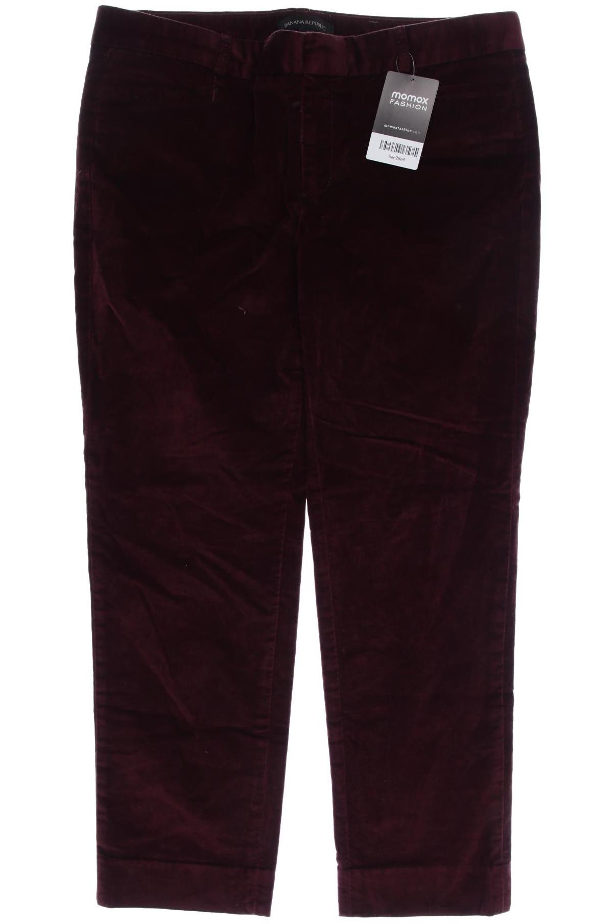 

Banana Republic Damen Stoffhose, bordeaux, Gr. 8