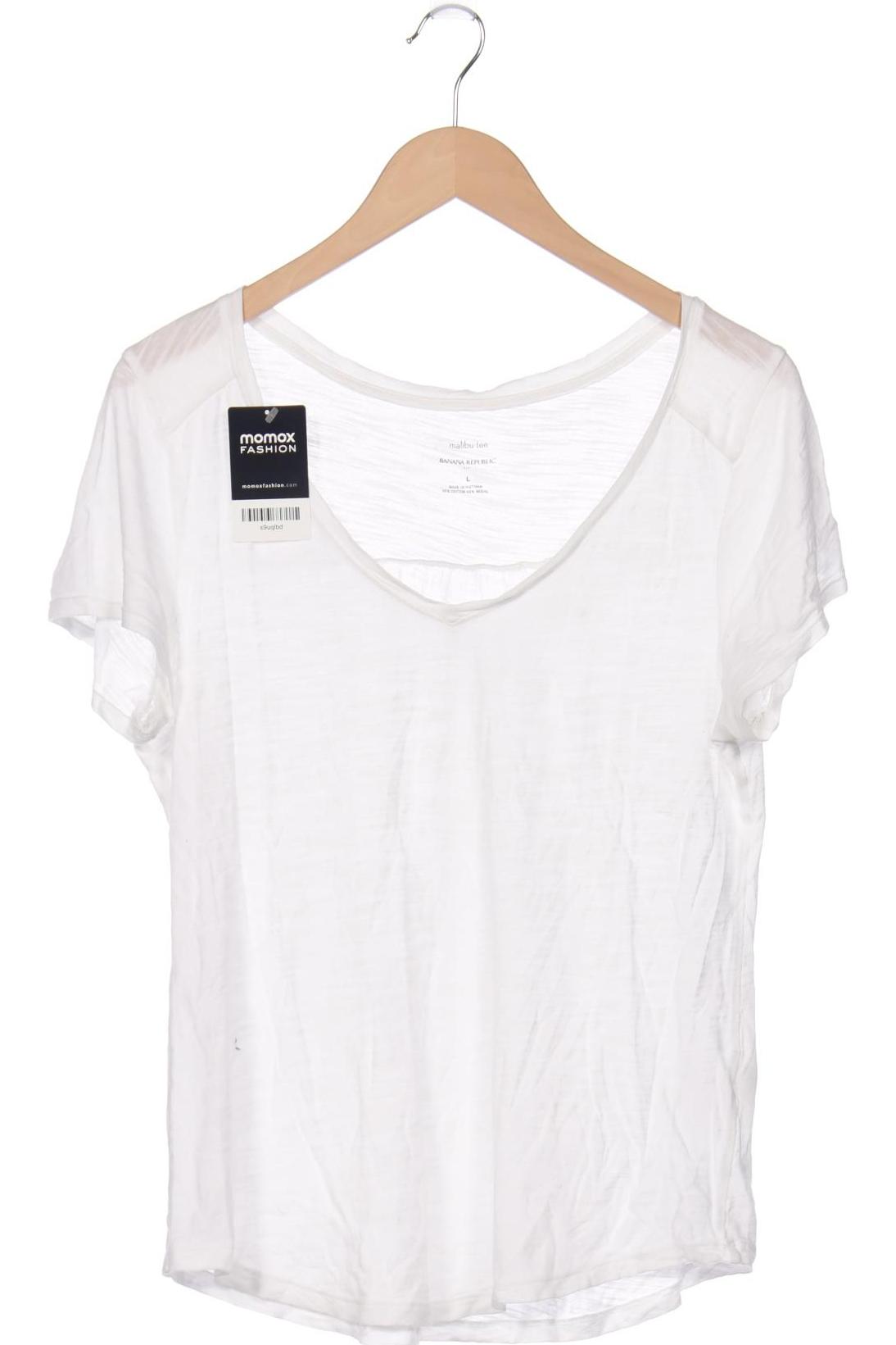 

Banana Republic Damen T-Shirt, weiß, Gr. 42