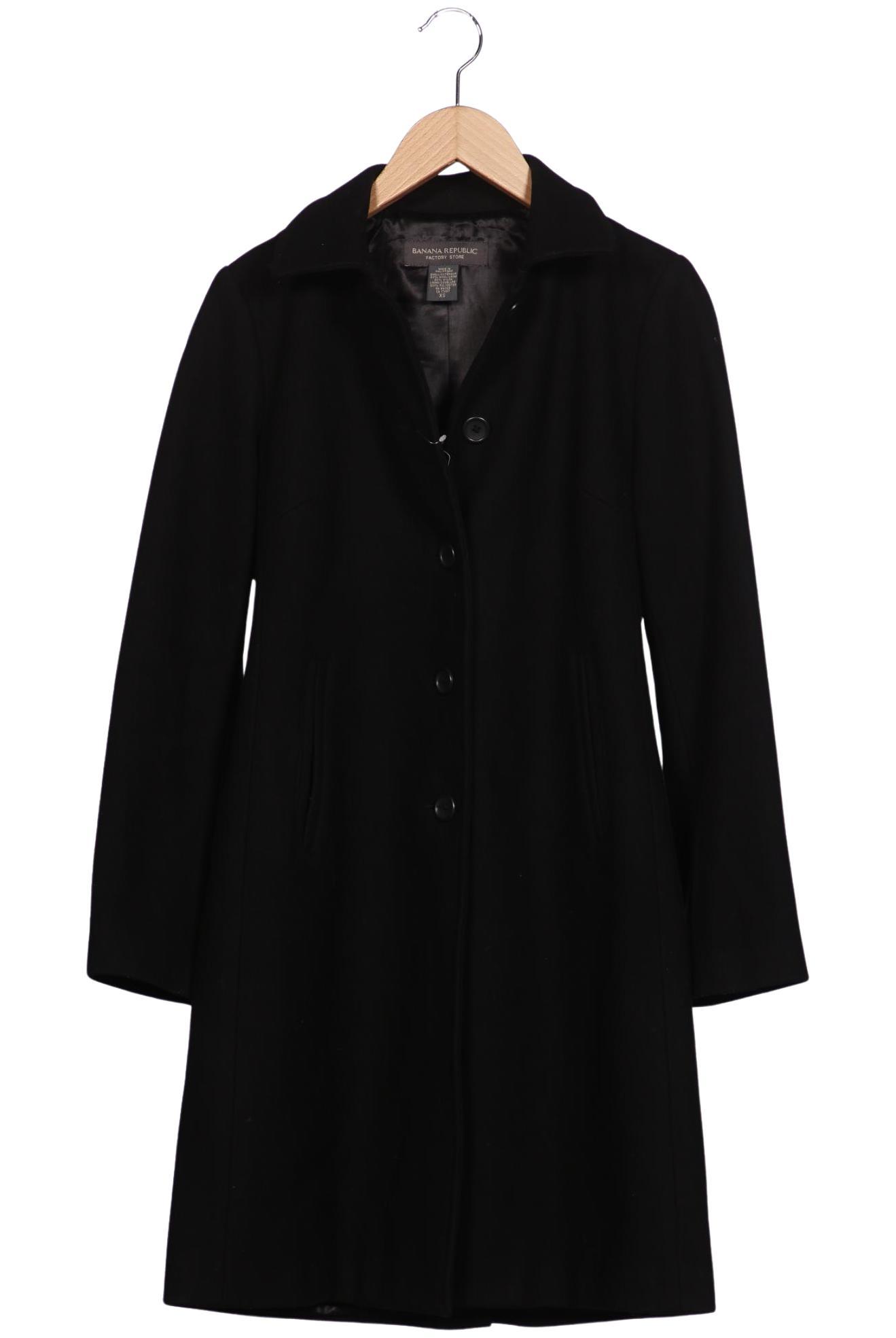 

Banana Republic Damen Mantel, schwarz, Gr. 34